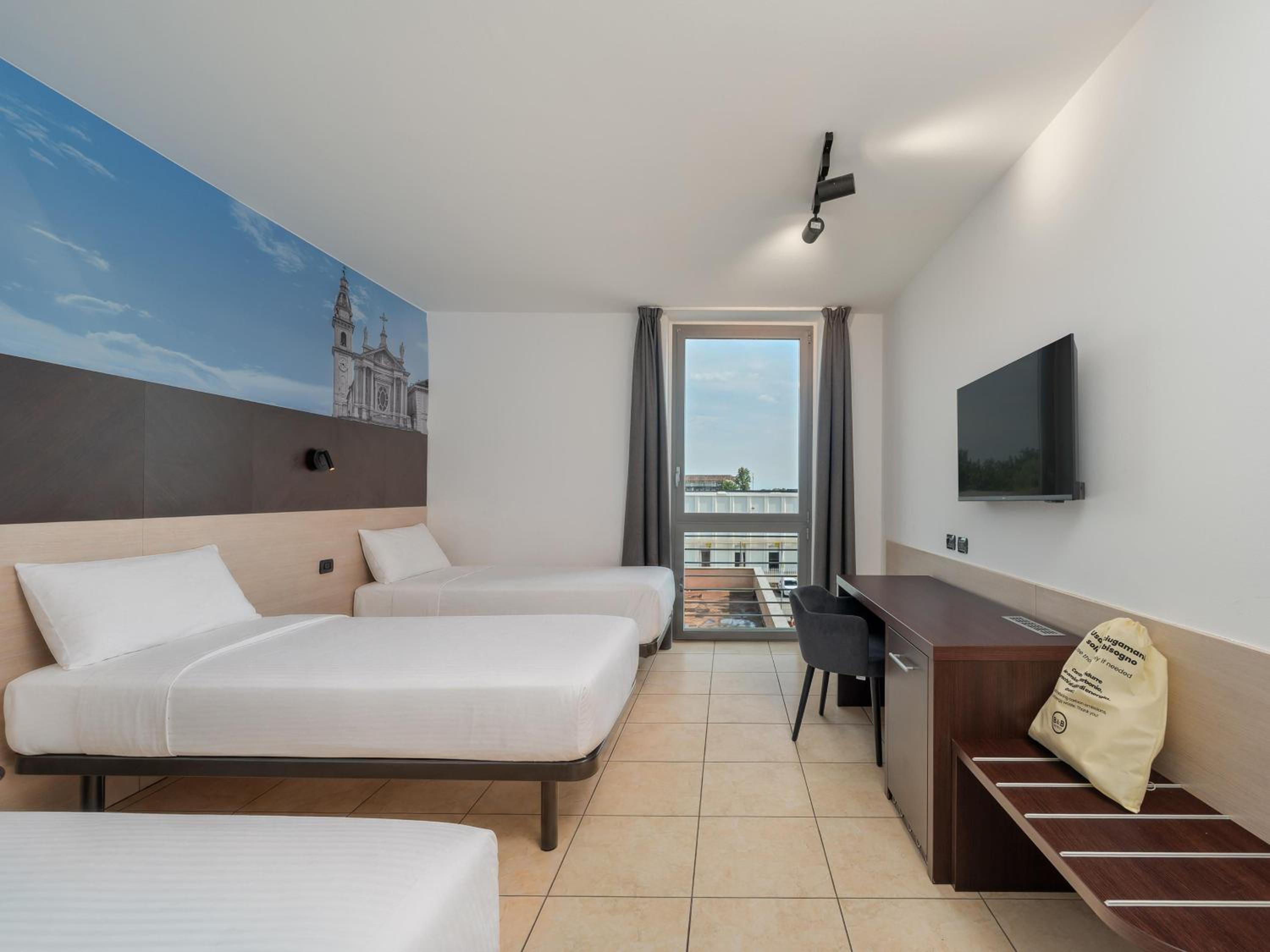 Triple Room Three Separate Beds، B&B HOTEL Settimo Torinese 4/10