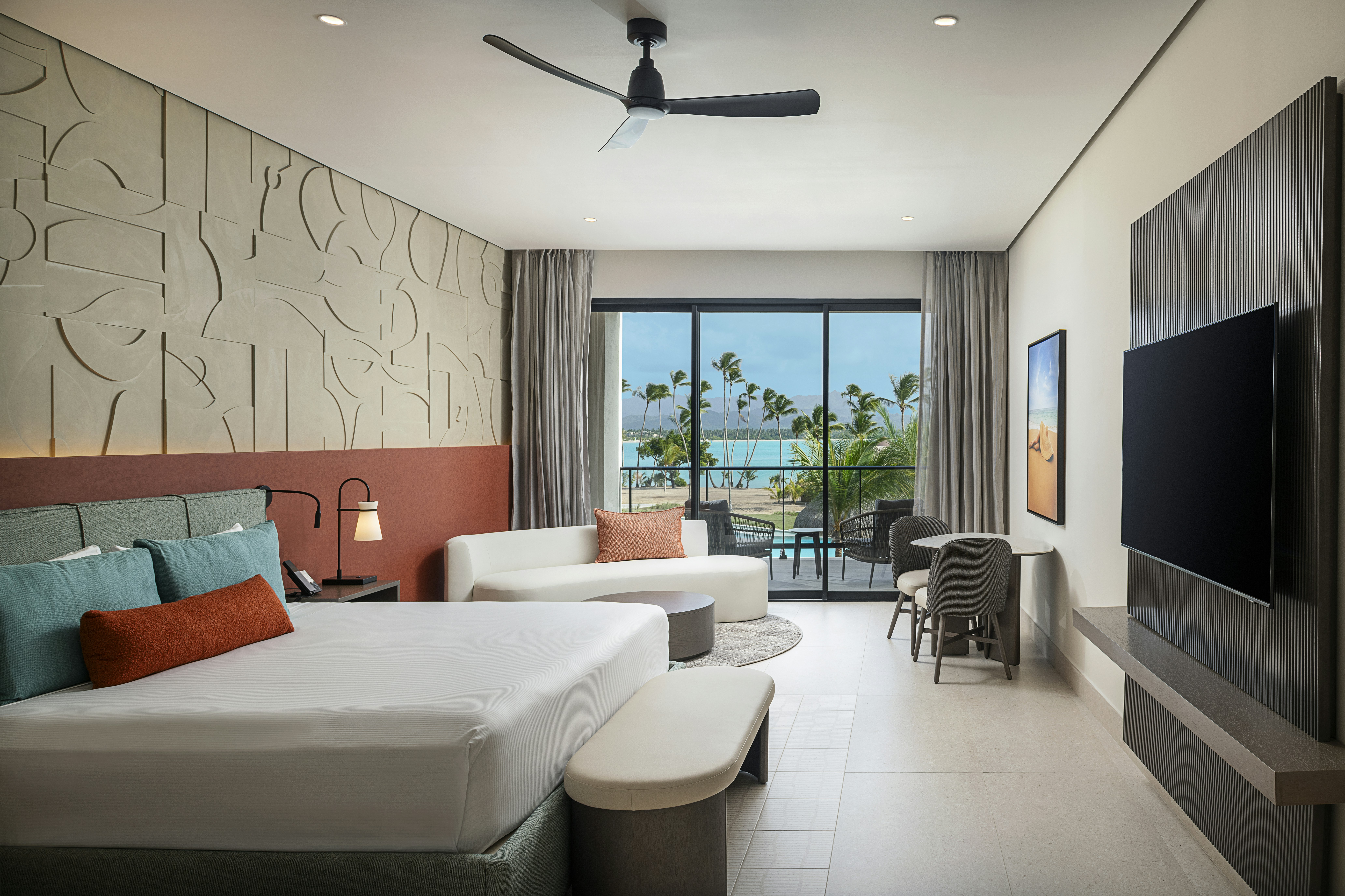 Club, Azure, Double Bed, Ocean View