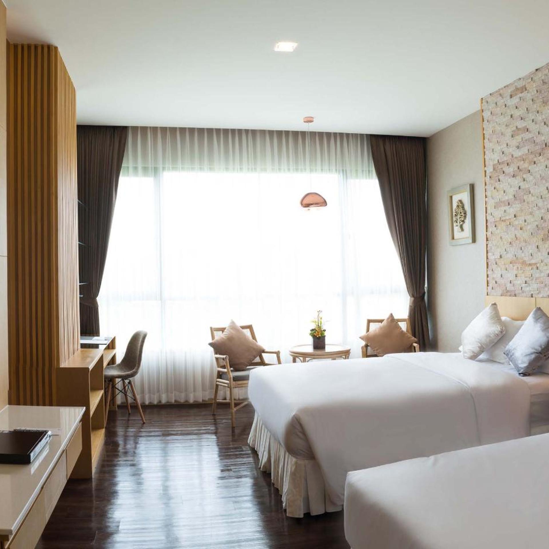 غرفة ديلوكس بسريرين منفصلين، North Hill City Resort 4/10