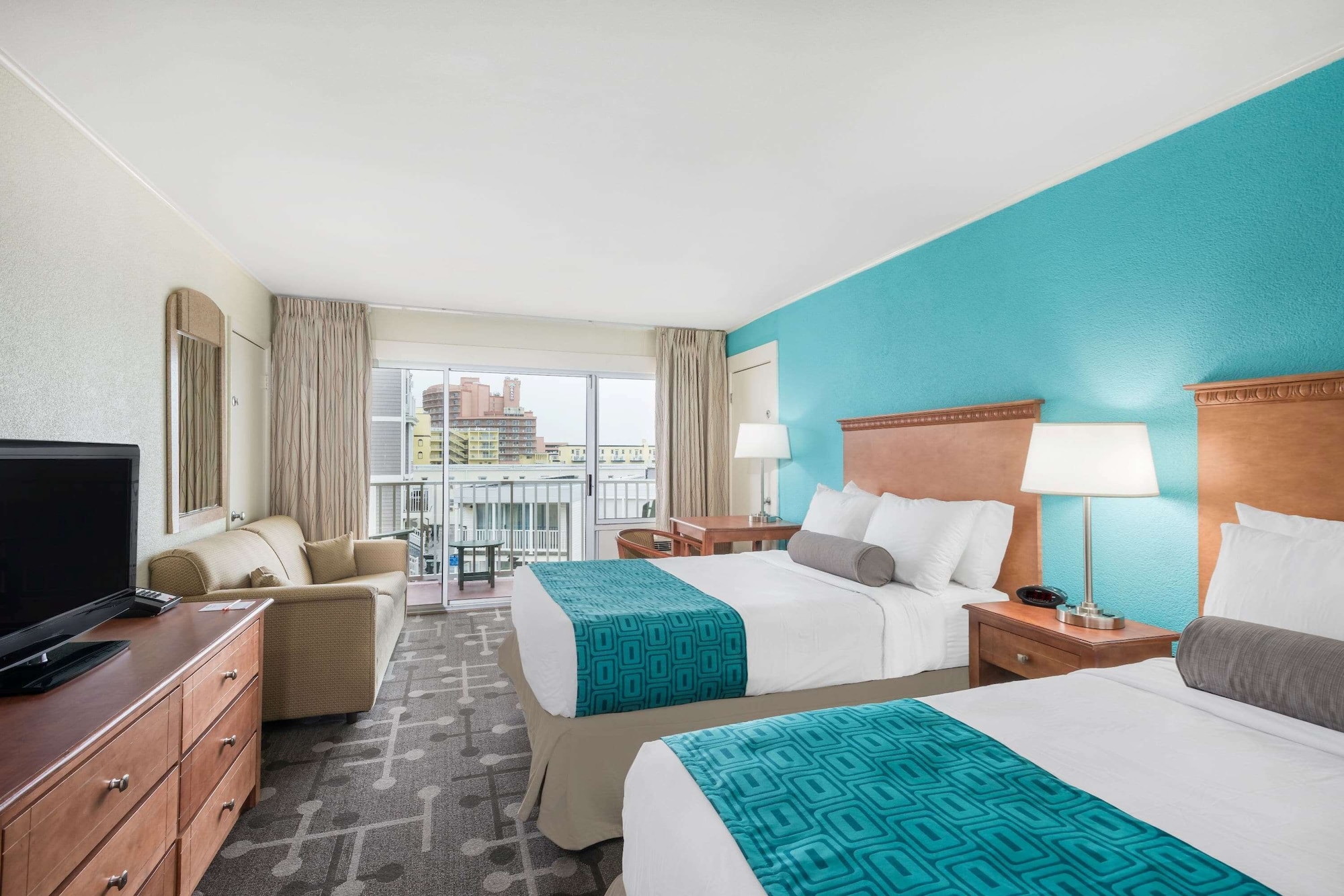 ROOM, 2 DOUBLE BEDS, POOL VIEW