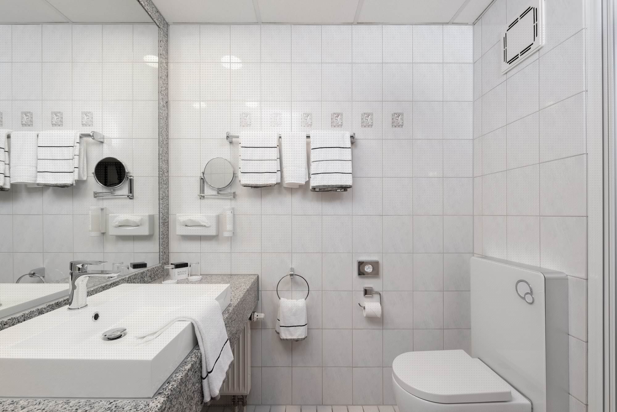 غرفة عائلية بسرير مزدوج مع أريكة، Novina Hotel Sudwestpark Nurnberg 4/5