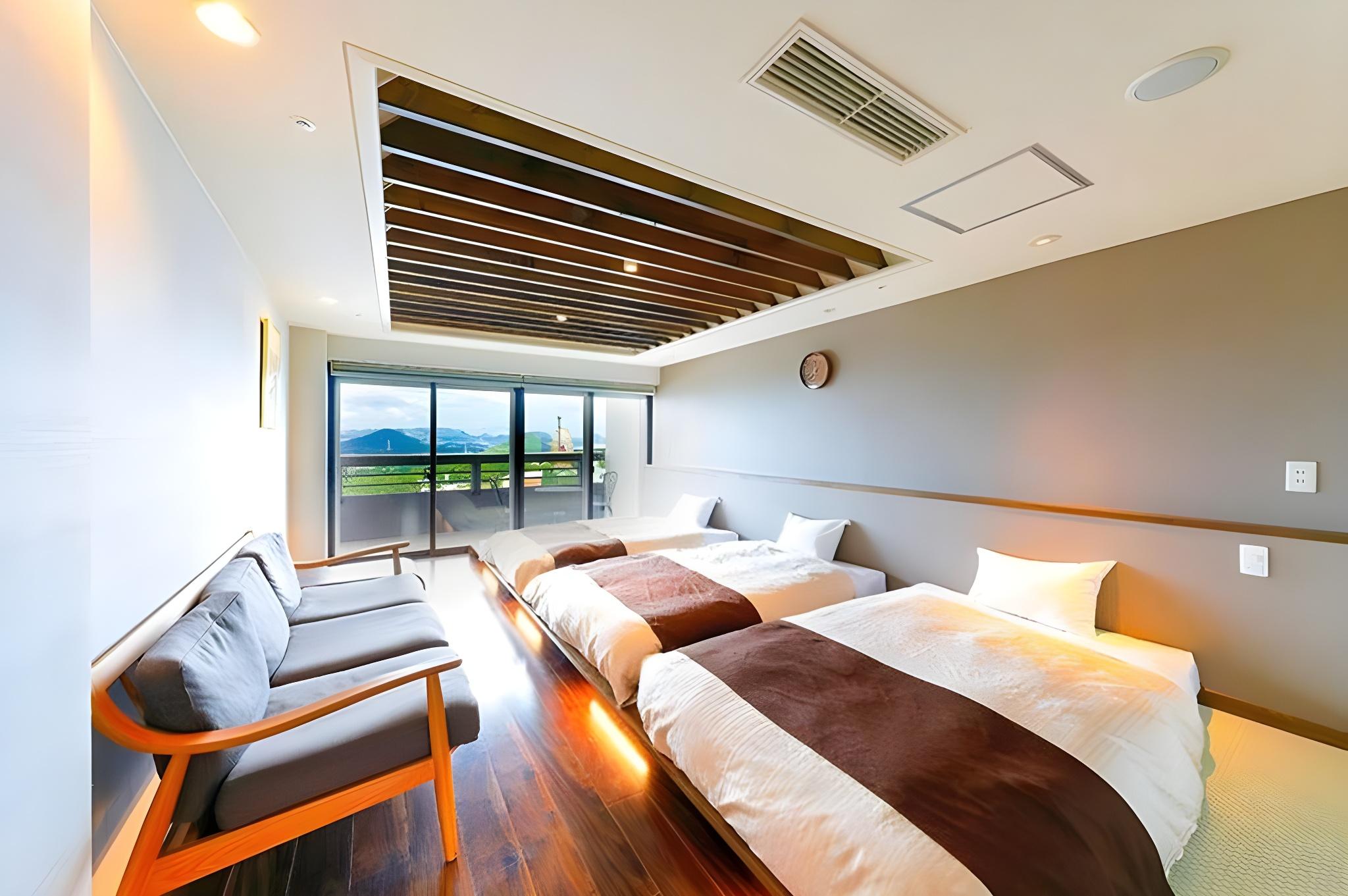 Japanese, Superior, Triple, Shared Bathroom, Park Side