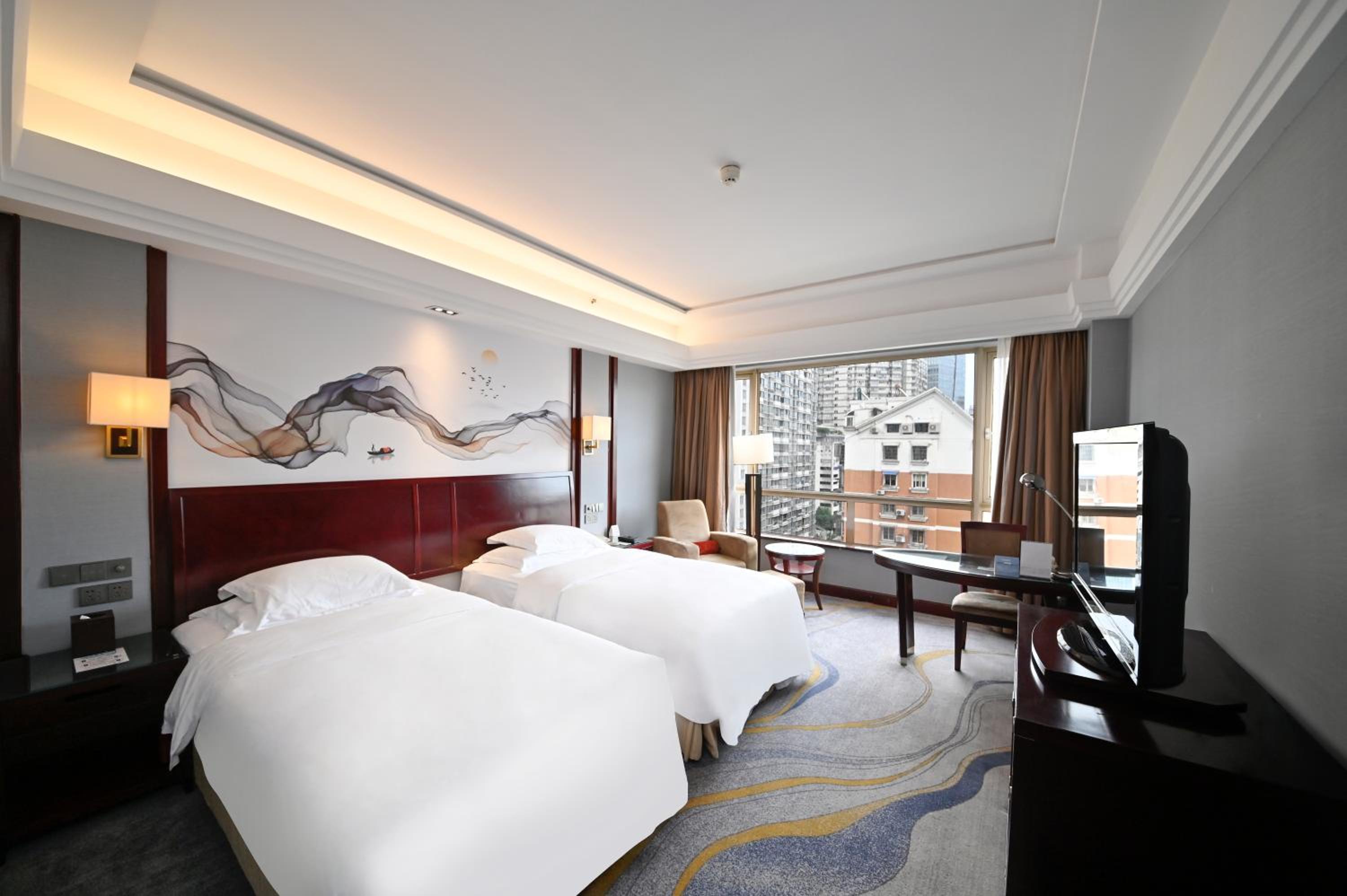 غرفة بسريرين مزدوجين، Crowne Plaza City Center Ningbo 3/5