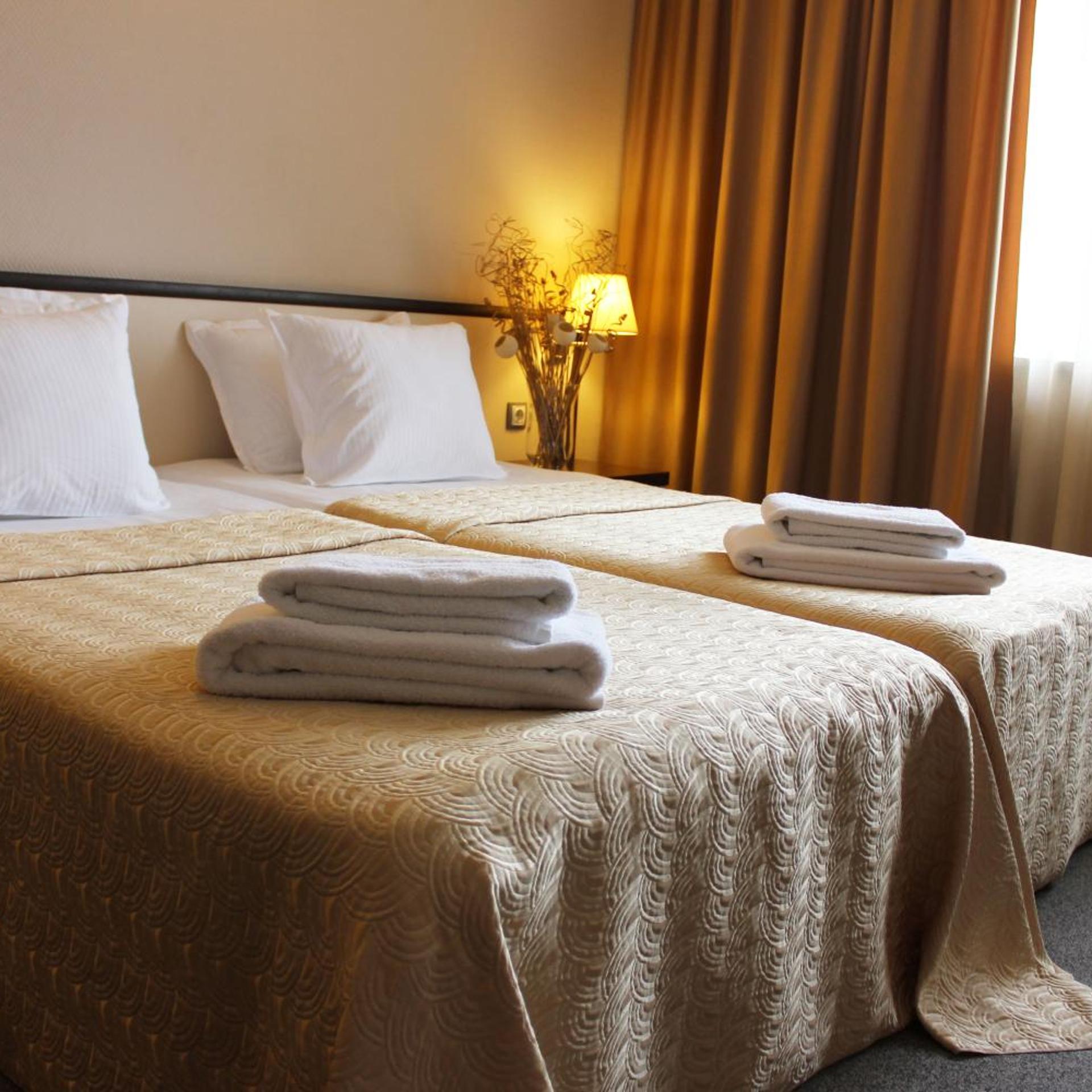 غرفة بسرير مزدوج أو سريرين منفصلين، Kendros Hotel 4/6
