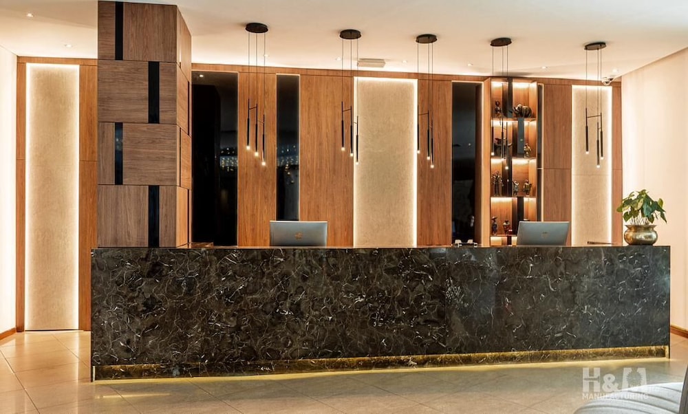 Lobby at Fiesta Royale Hotel, ACCRA