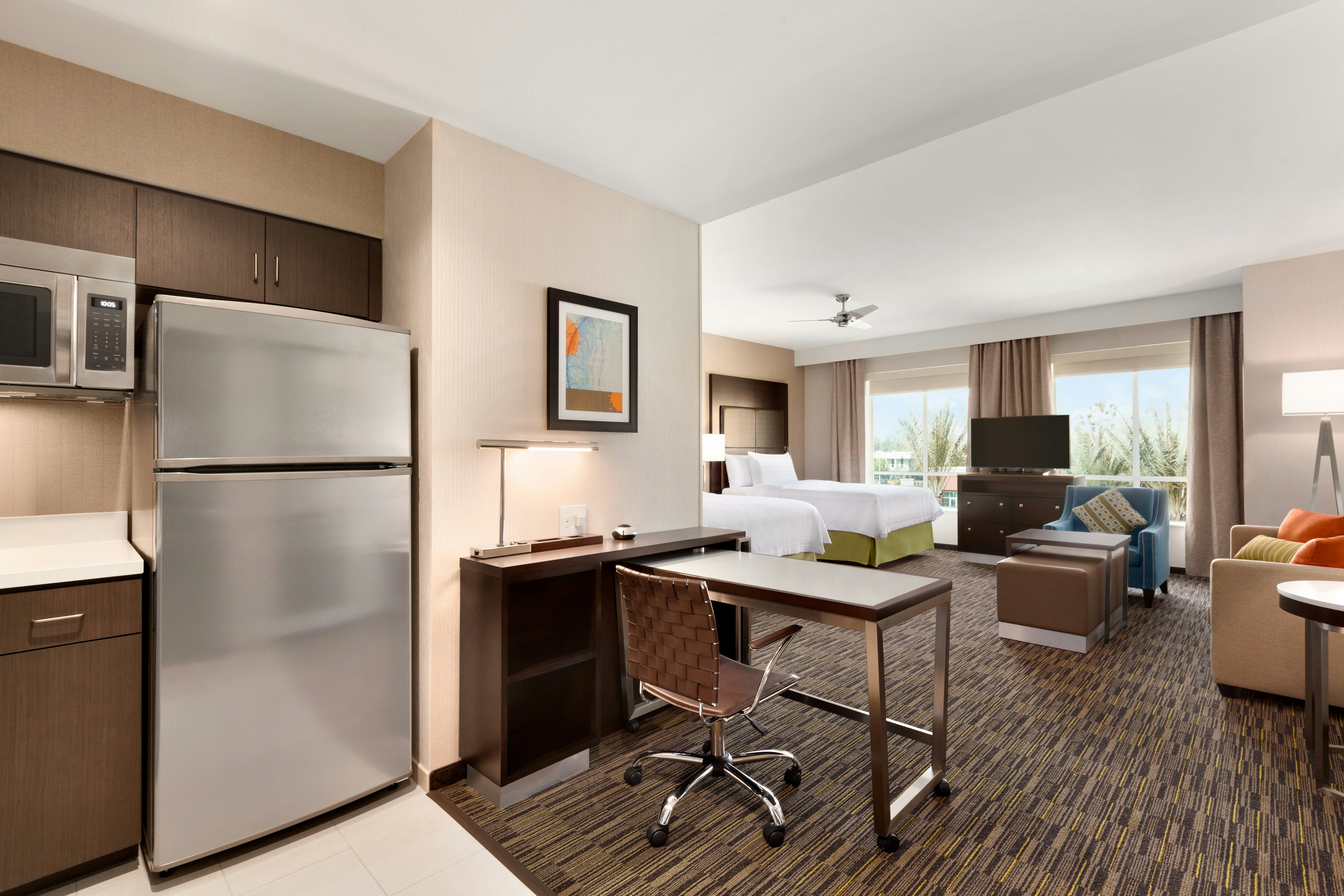 استوديو بريميوم بسريرين كوين، Homewood Suites By Hilton Irvine John Wayne Airport 3/3