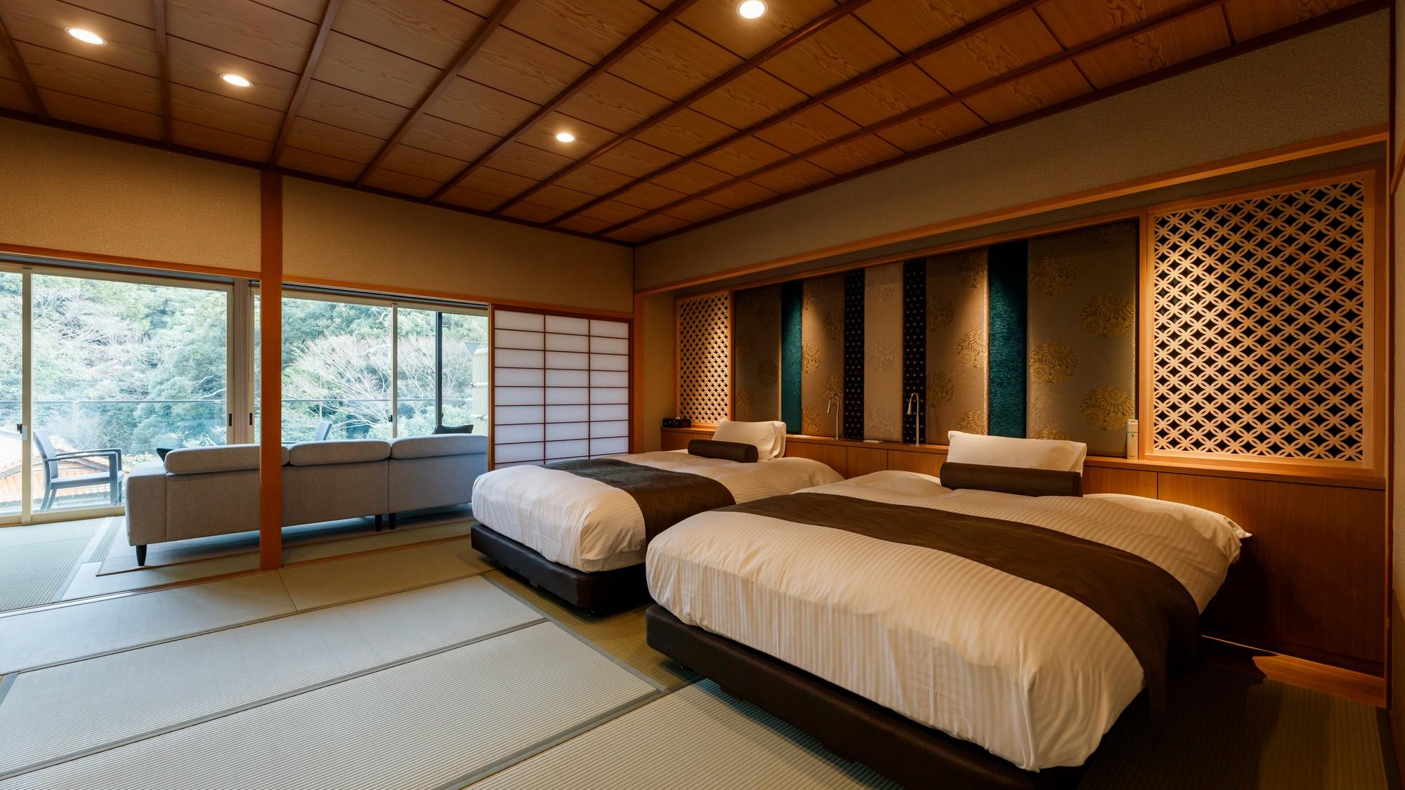 Japanese, Hinoki, Junior Suite, Deluxe, Panoramic View, Outdoor Bath