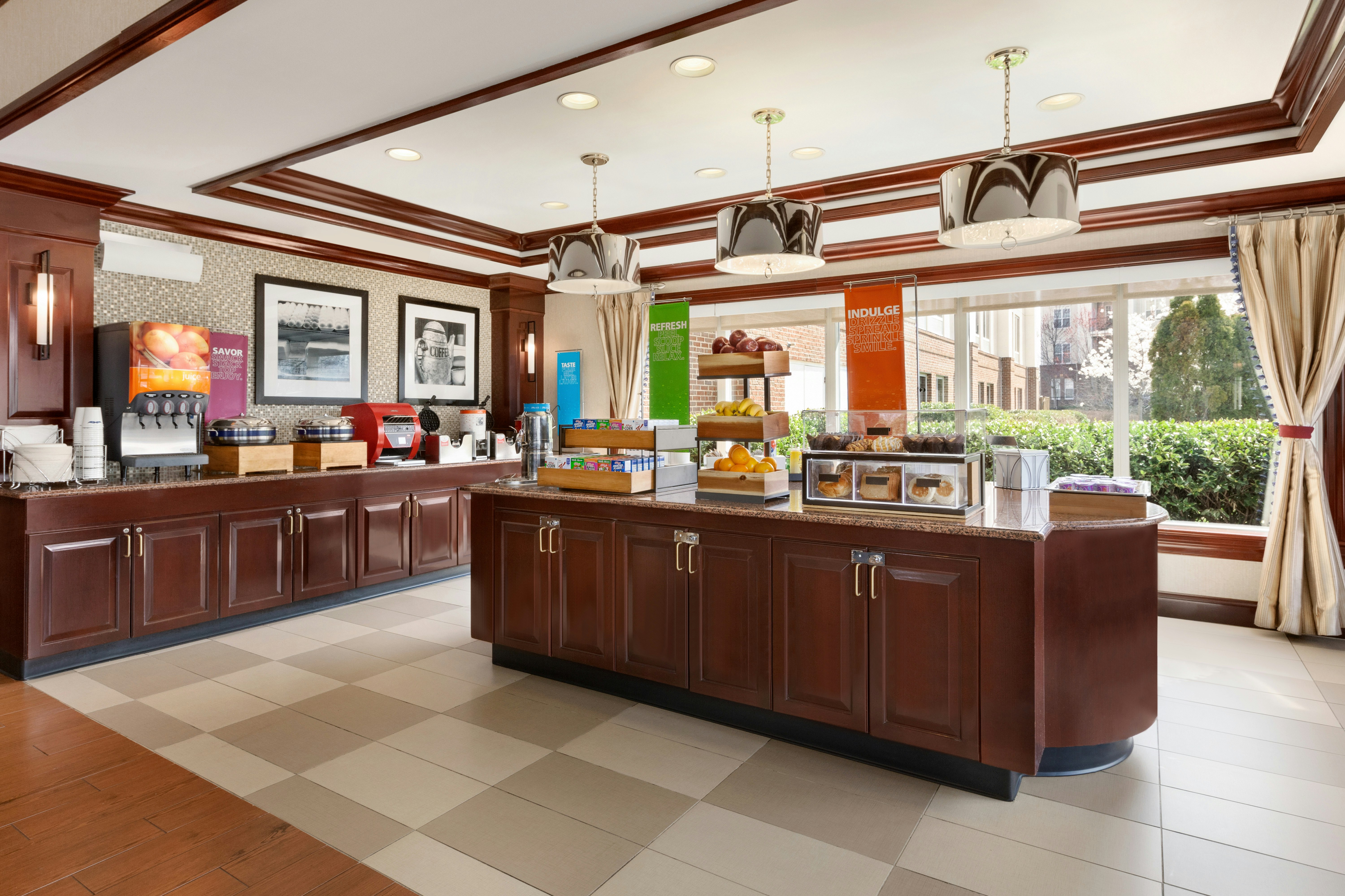 Lobby at Hampton Inn Dulles-Cascades, STERLING - VA
