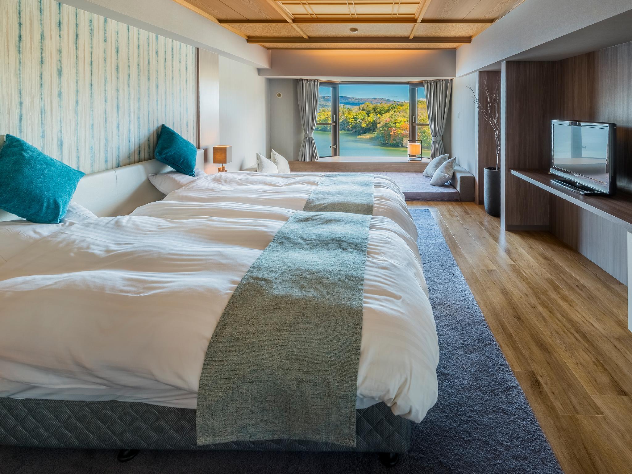 Resort, Twin Beds, Lake View, Shangri La Building