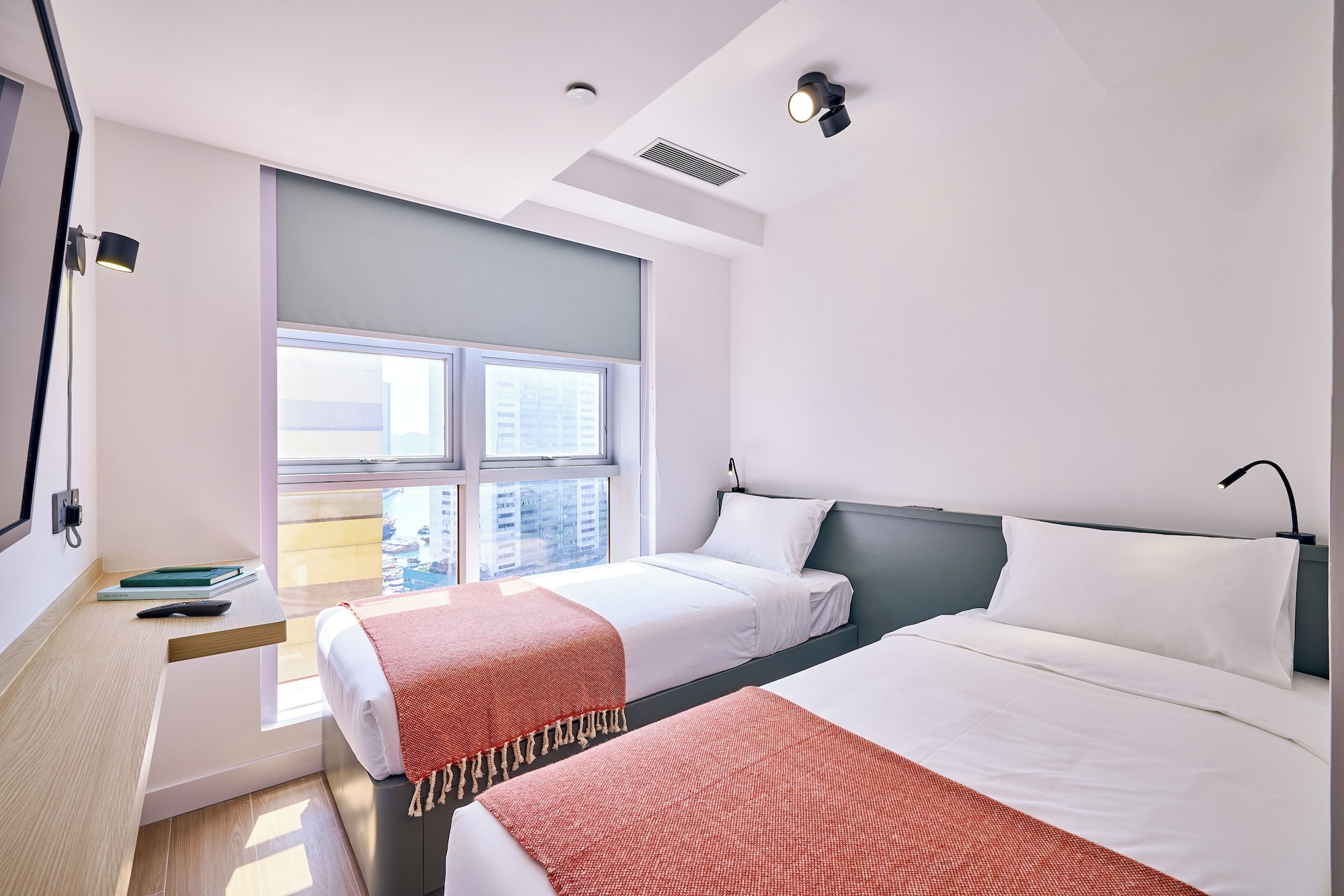 Adjoining, 2 Double Beds