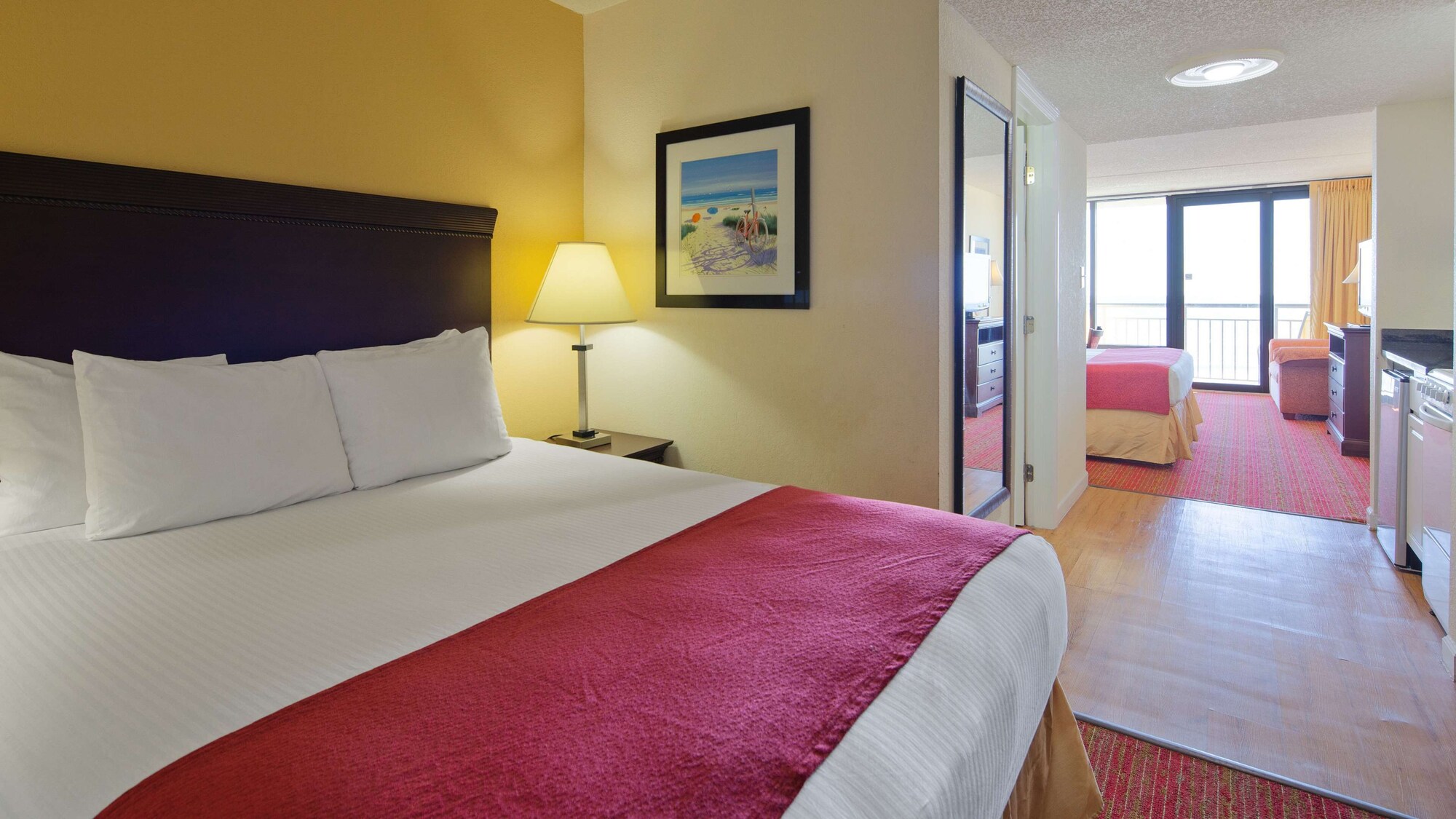 Suite, King Bed, Ocean Front, Sofa, Balcony