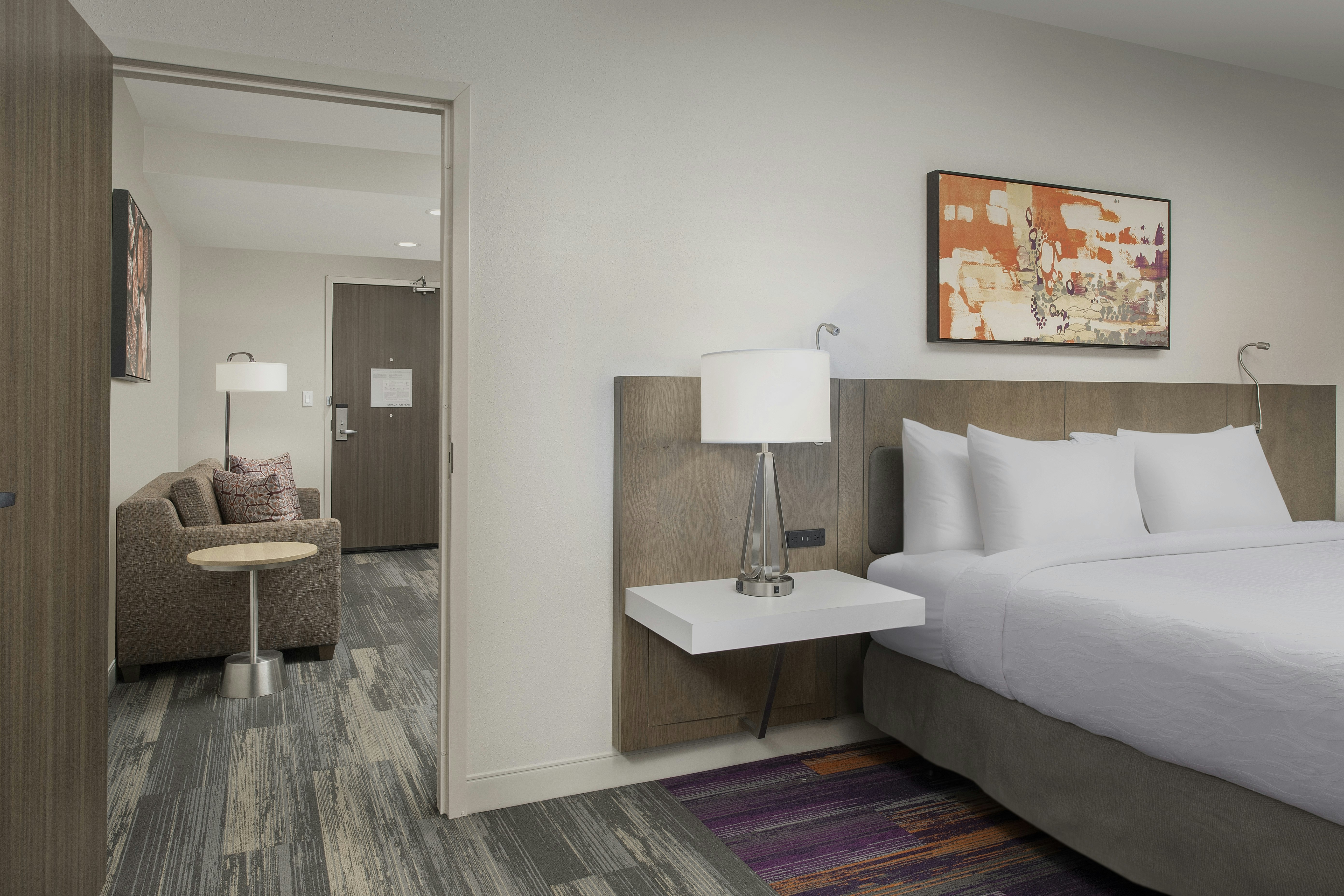 غرفة بسرير كينج بغرفة نوم واحدة لذوي الإعاقة، Hilton Garden Inn Columbia Airport 4/4