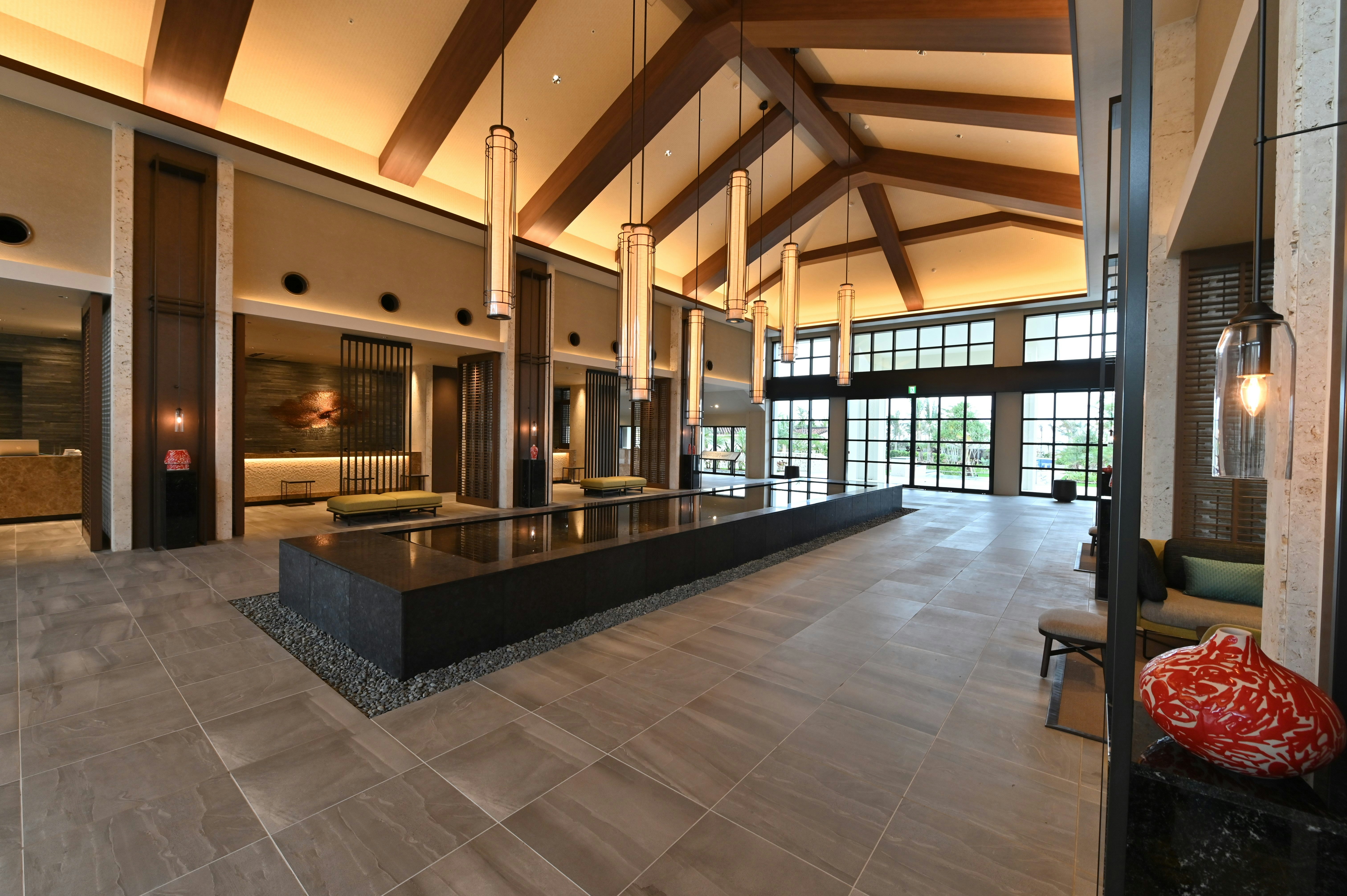 Lobby at Fusaki Beach Resort Hotel And Villas, ISHIGAKI ISLAND - OKINAWA PREFECTURE