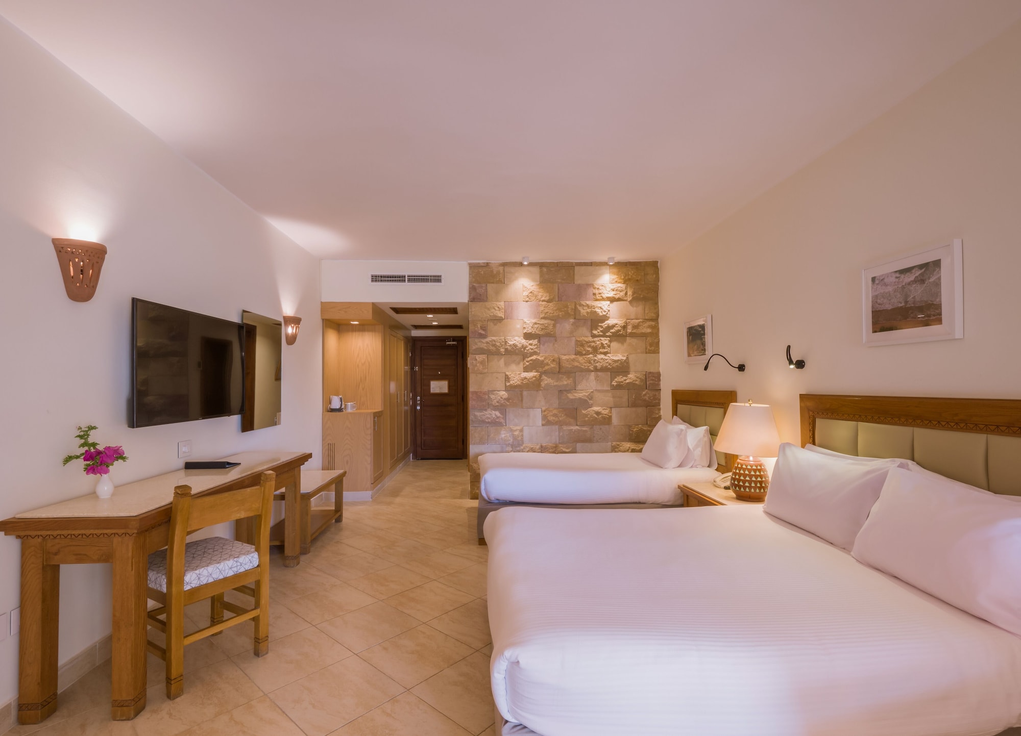 Family, 1 Double and 1 Single Bed, Garden View, Fort Arabesque Beach Resort 4/4