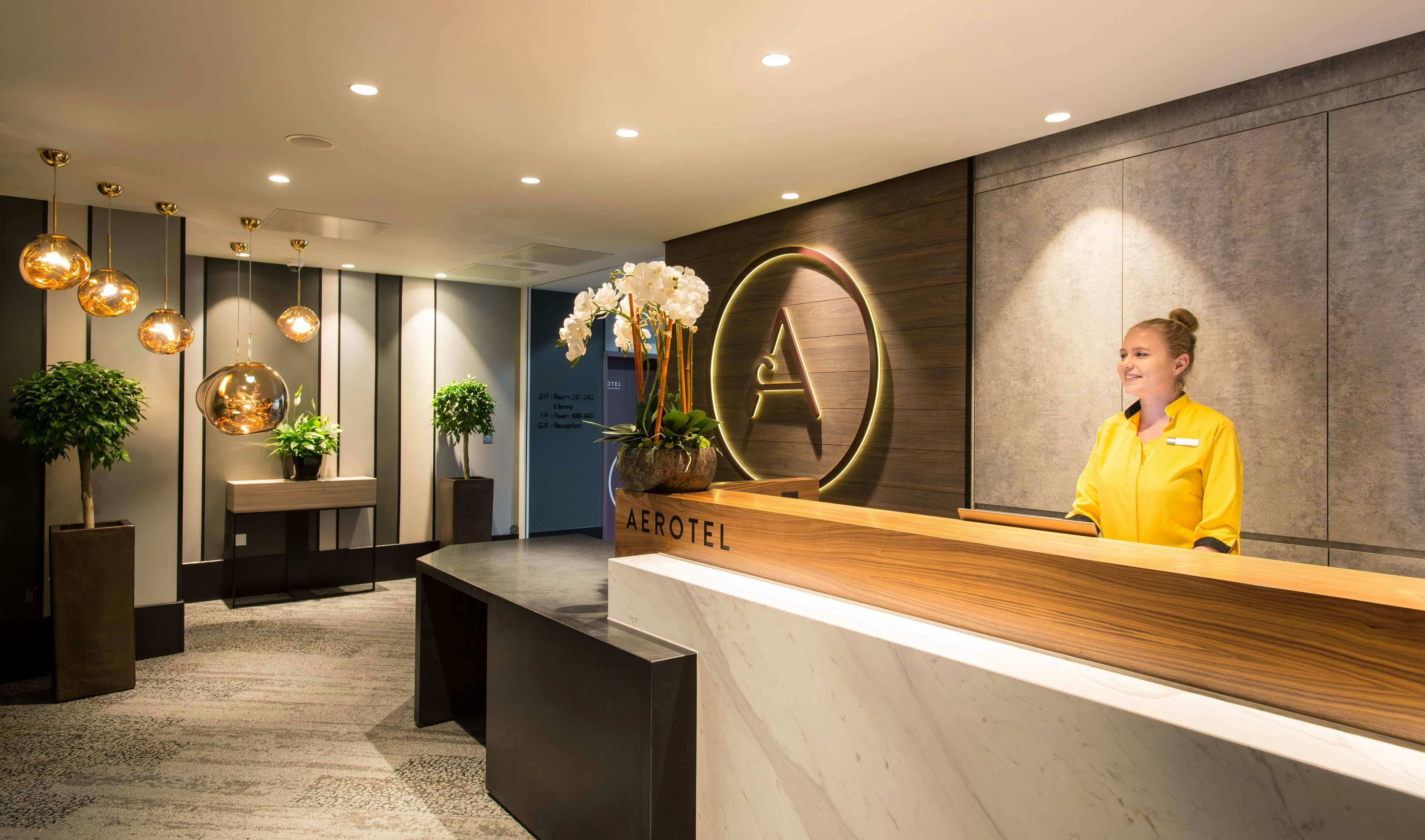 Lobby at Aerotel London Heathrow T2 and T3, LONDON