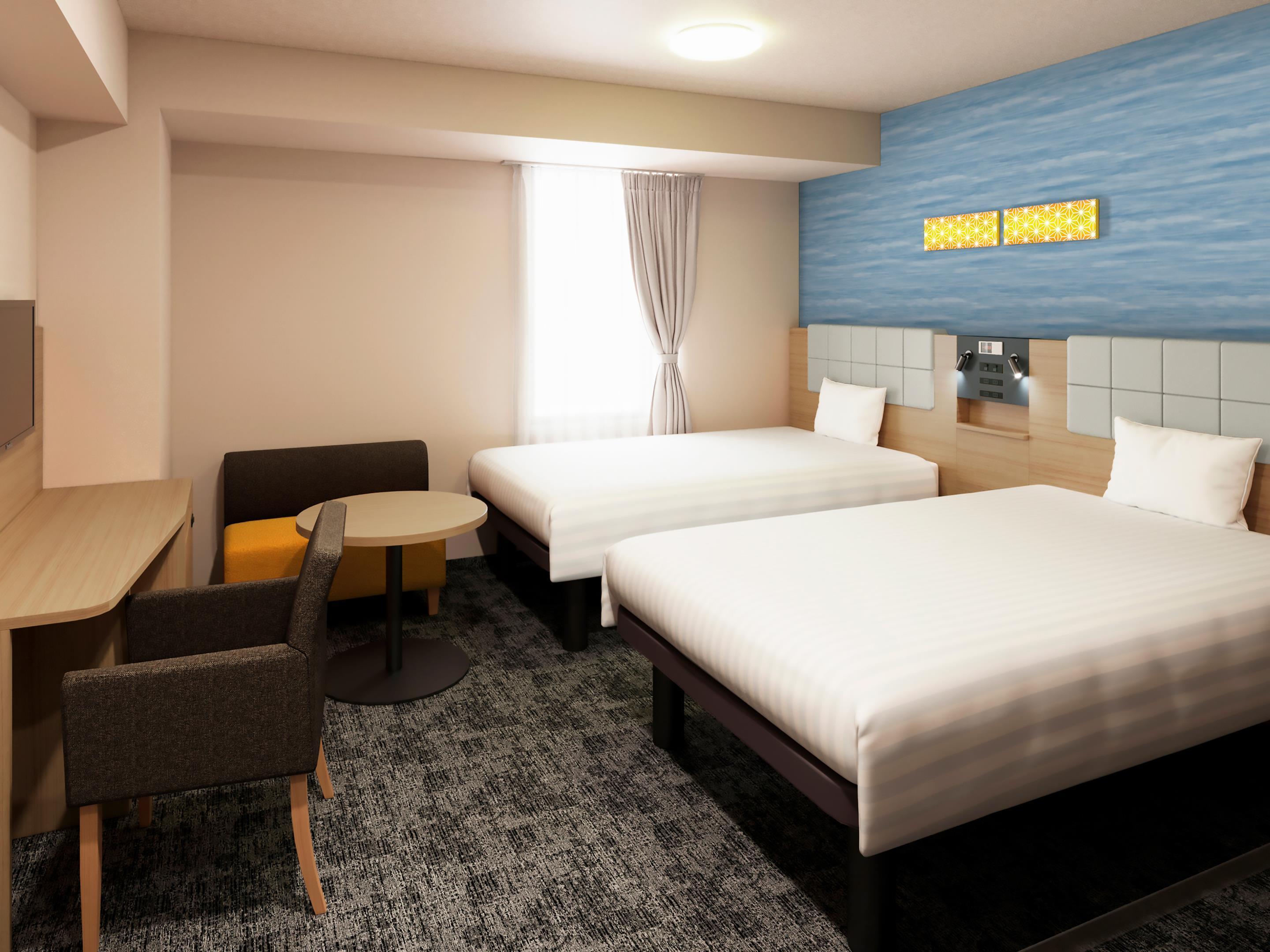 ROOM, TWIN BEDS