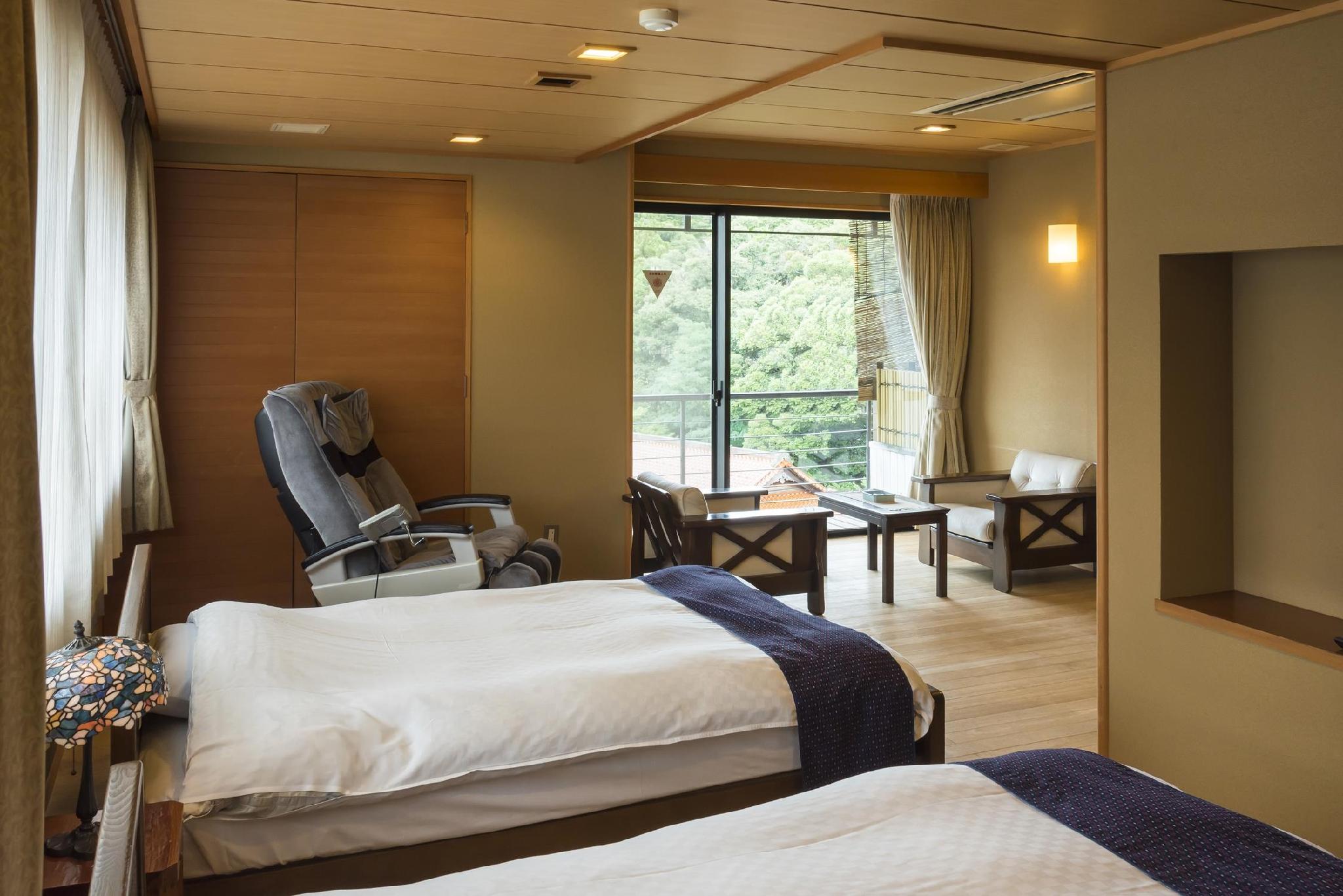 Deluxe, Twin Beds, Outdoor Bath, Smoking