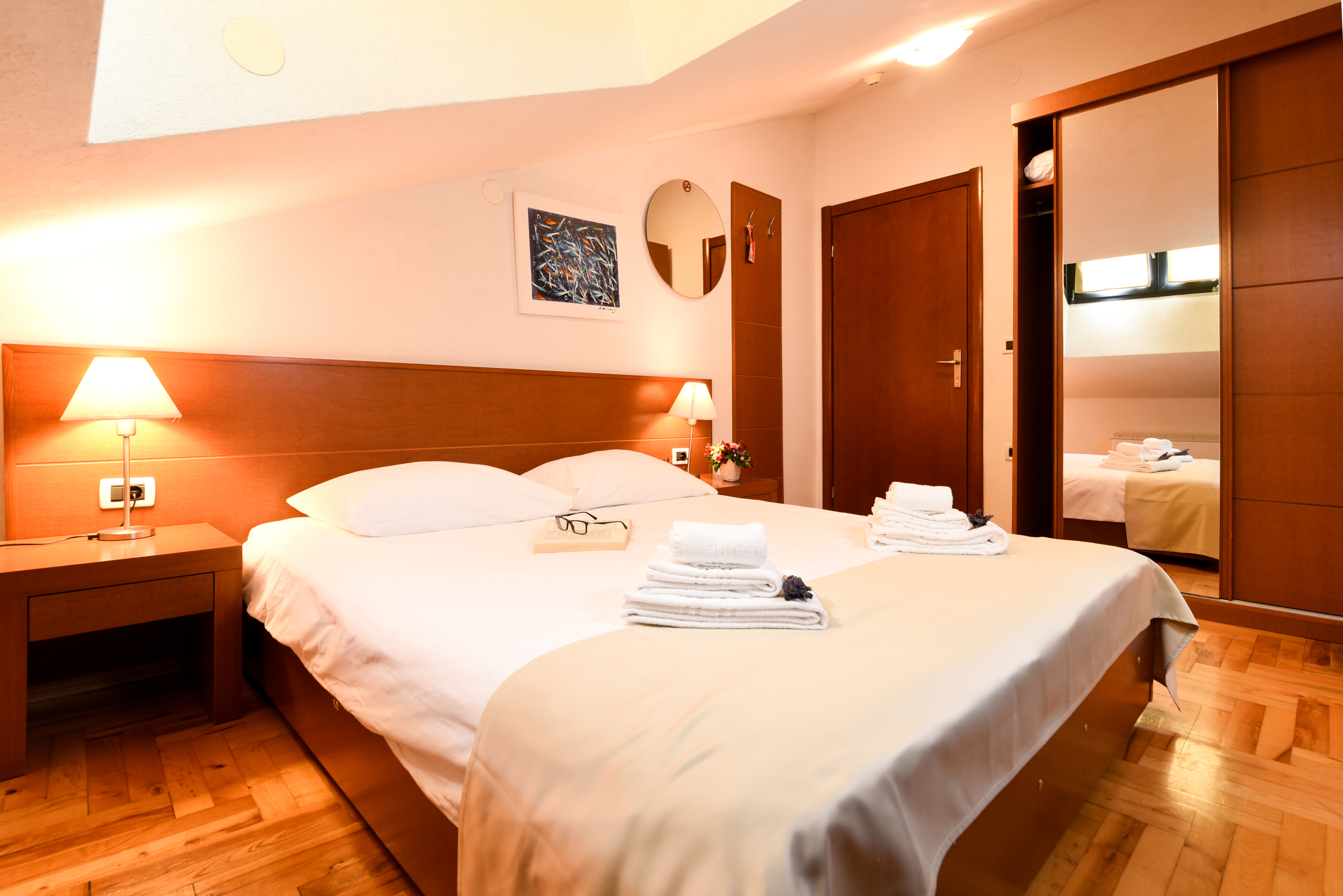 Room, Double Bed, Attic
