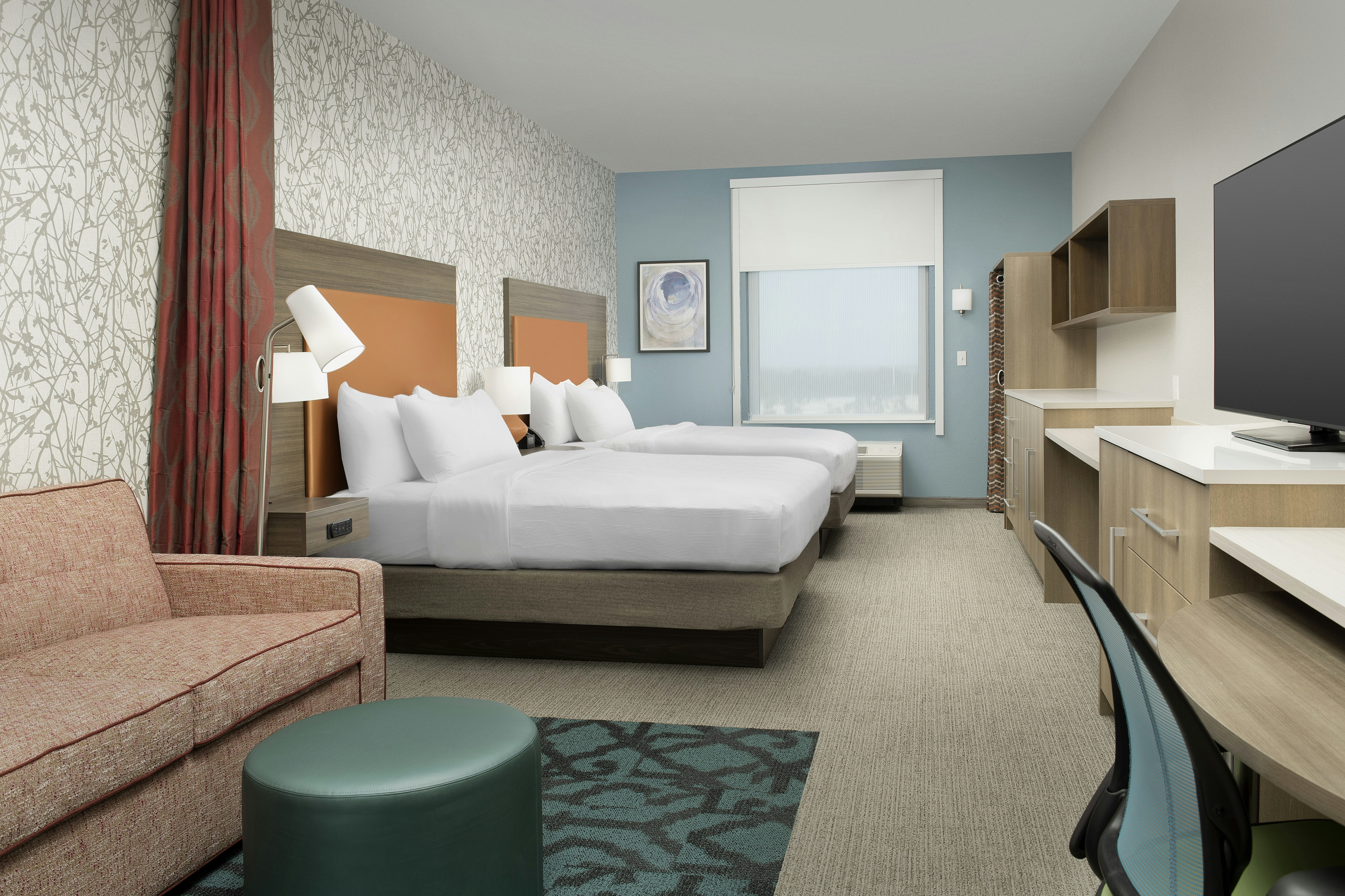 Studio, 2 Queen Beds