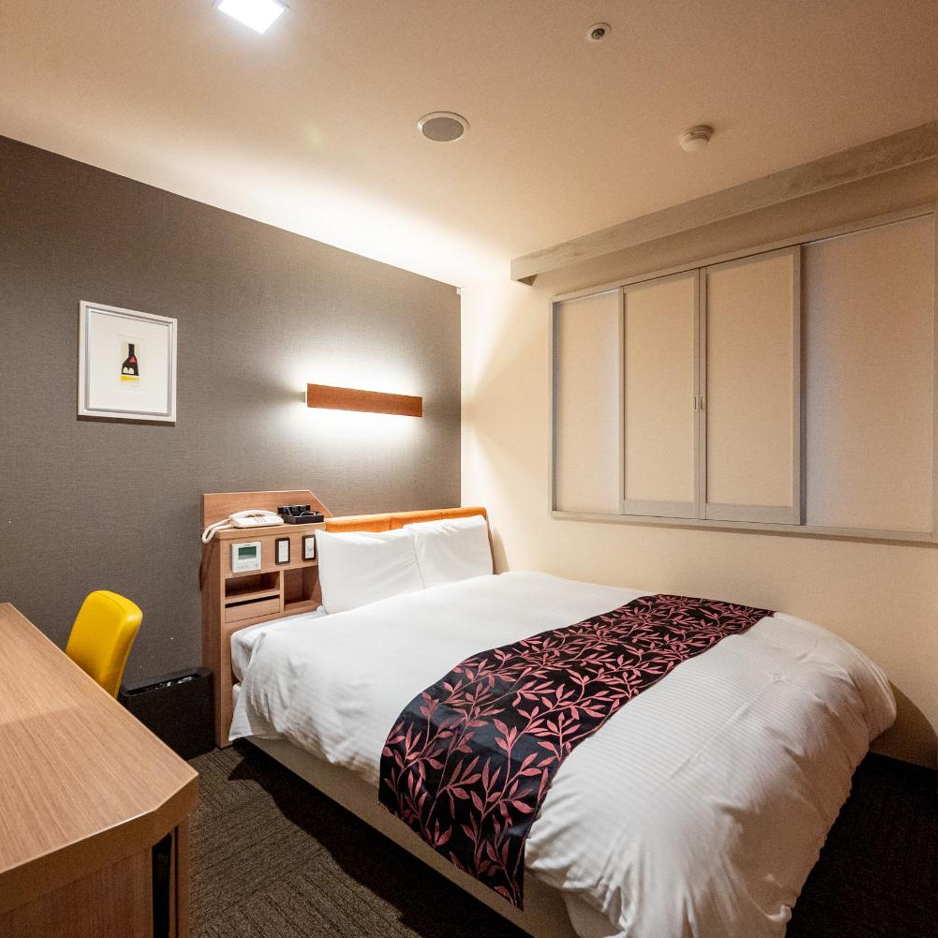 غرفة بسرير مزدوج، Kagoshima Plaza Hotel Tenmonkan 2/5
