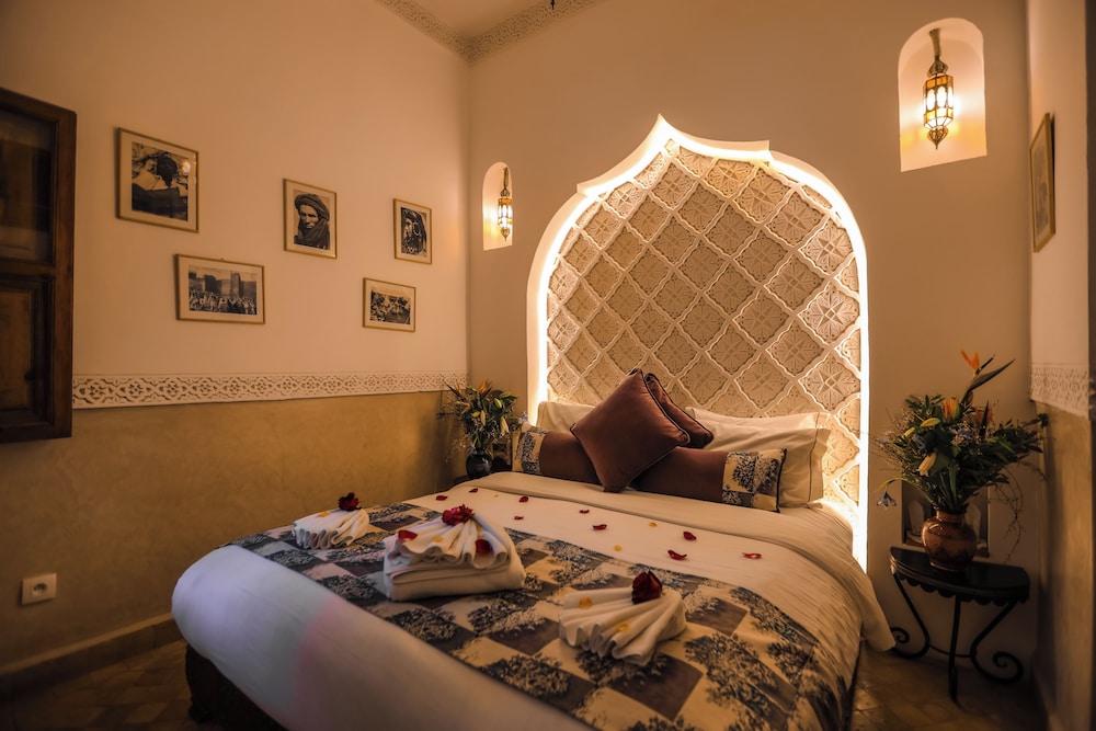 غرفة قياسية بسرير مزدوج بإطلالة على الفناء، Riad Melhoun Spa 8/10