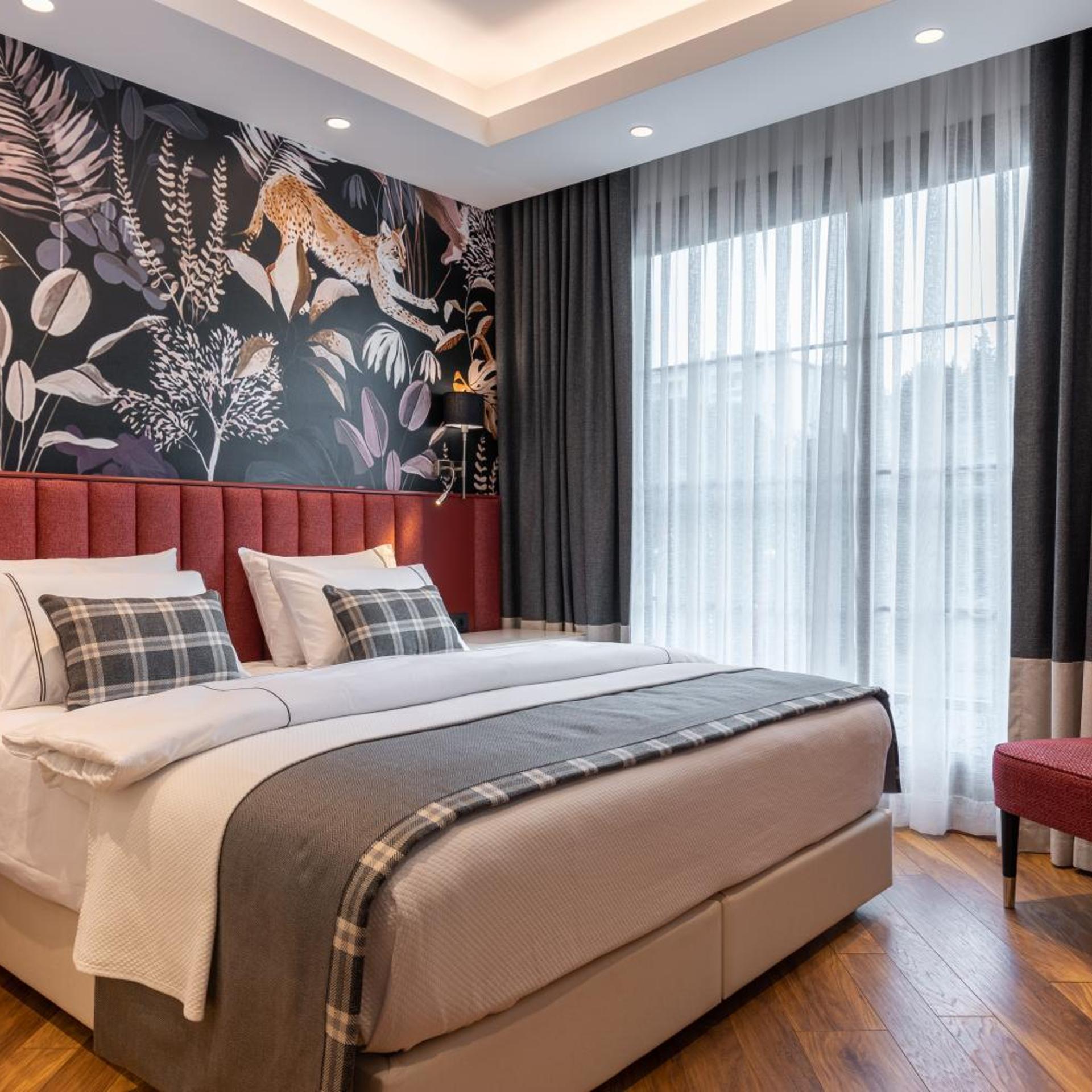 غرفة ديلوكس بسرير مزدوج بشرفة