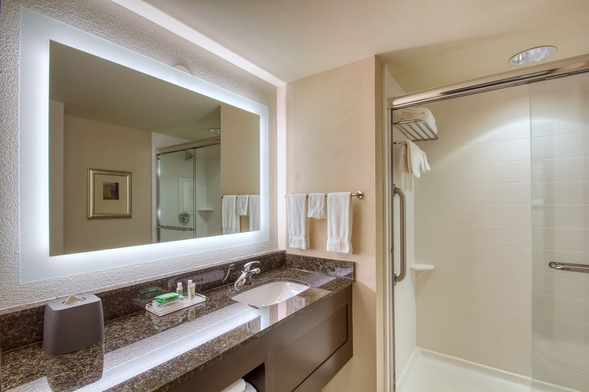 جناح بسرير كينج بمنطقة جلوس، Holiday Inn Hotel Suites Atlanta Airport North 3/4
