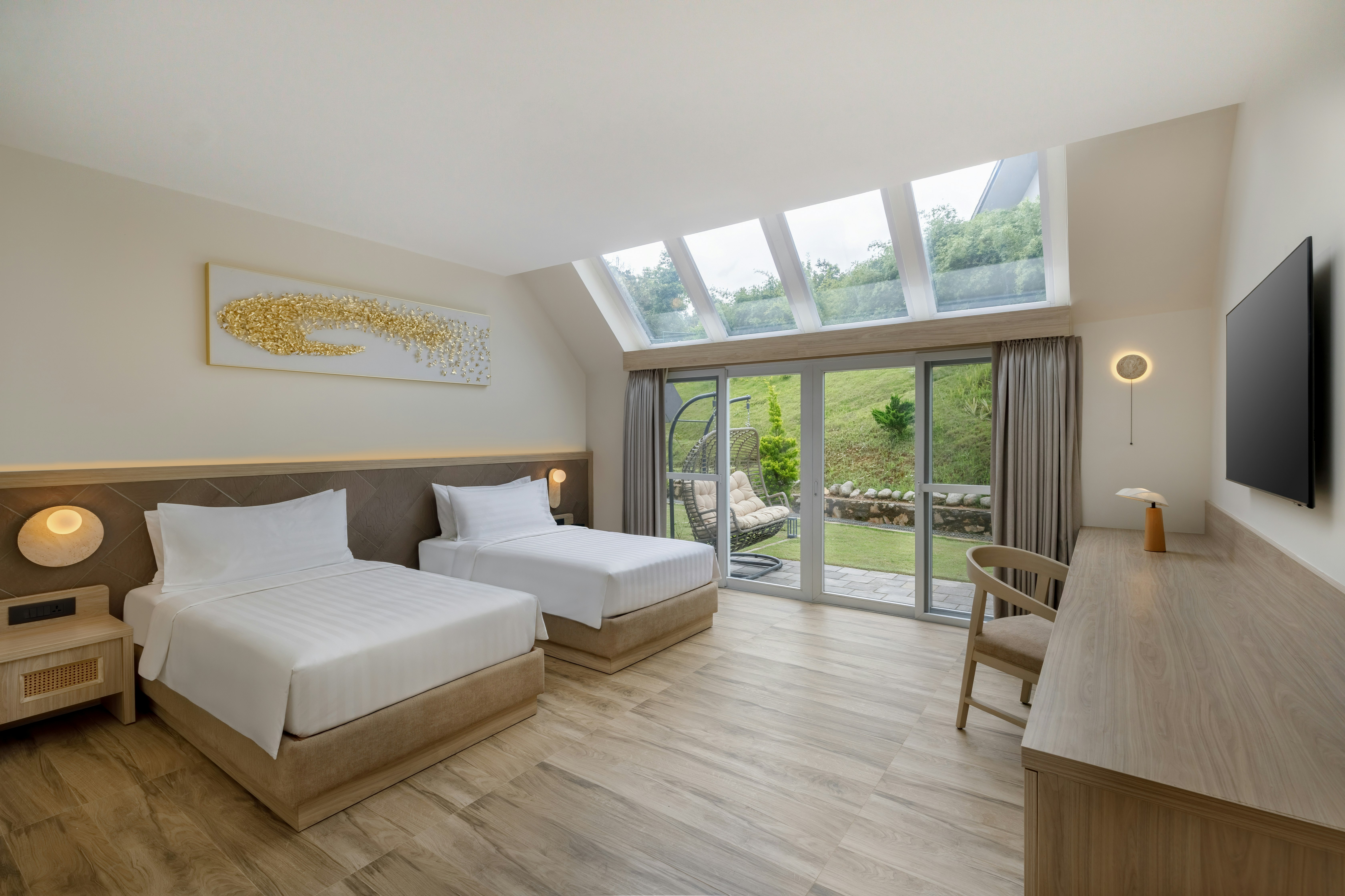 Garden, Deluxe, Twin Beds, Terrace