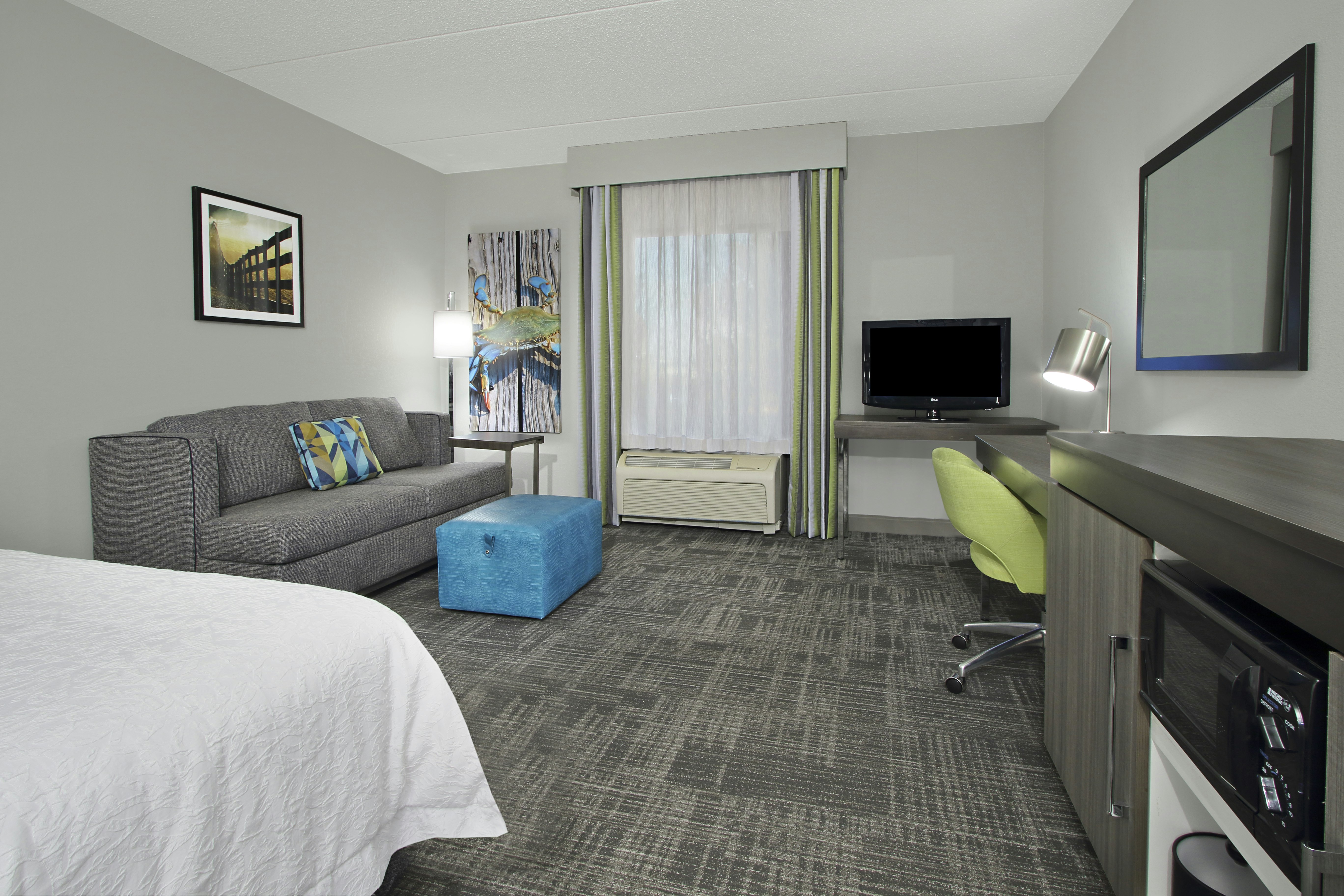 Study, King Bed, Sofa