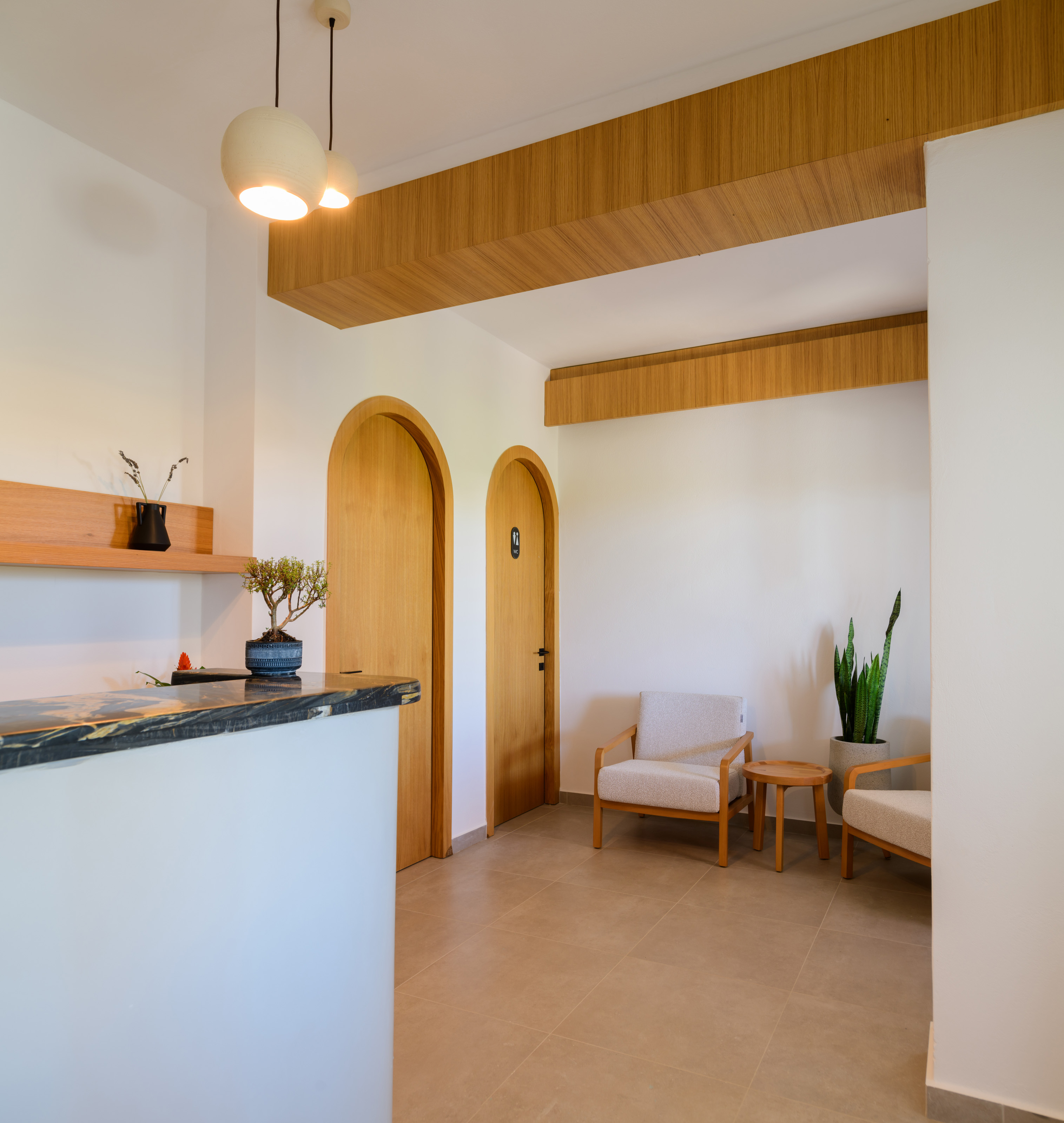 Lobby at Safrani Suites, SANTORINI