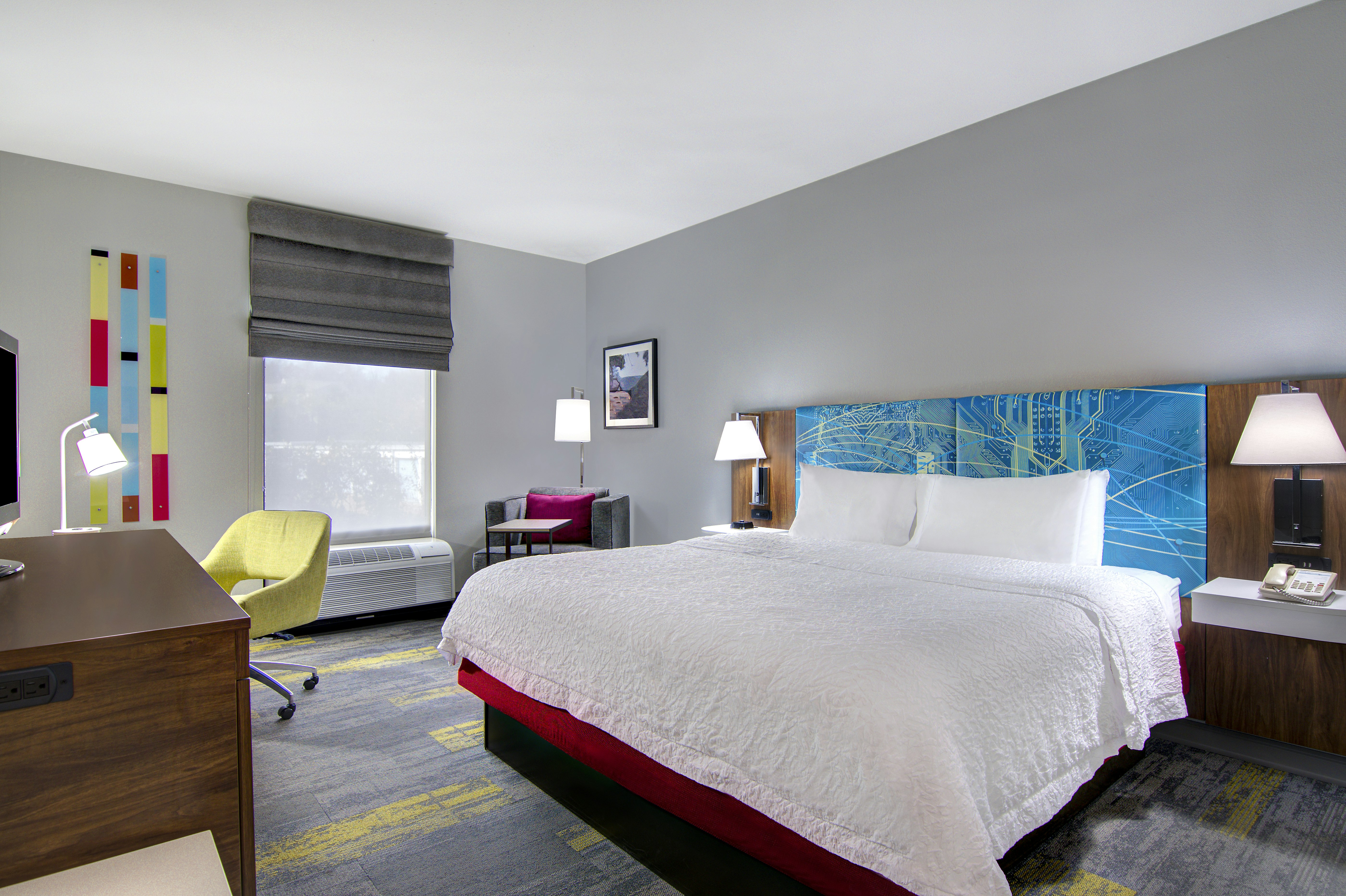 غرفة قياسية بسرير كينج، Hampton Inn Fayetteville 3/5