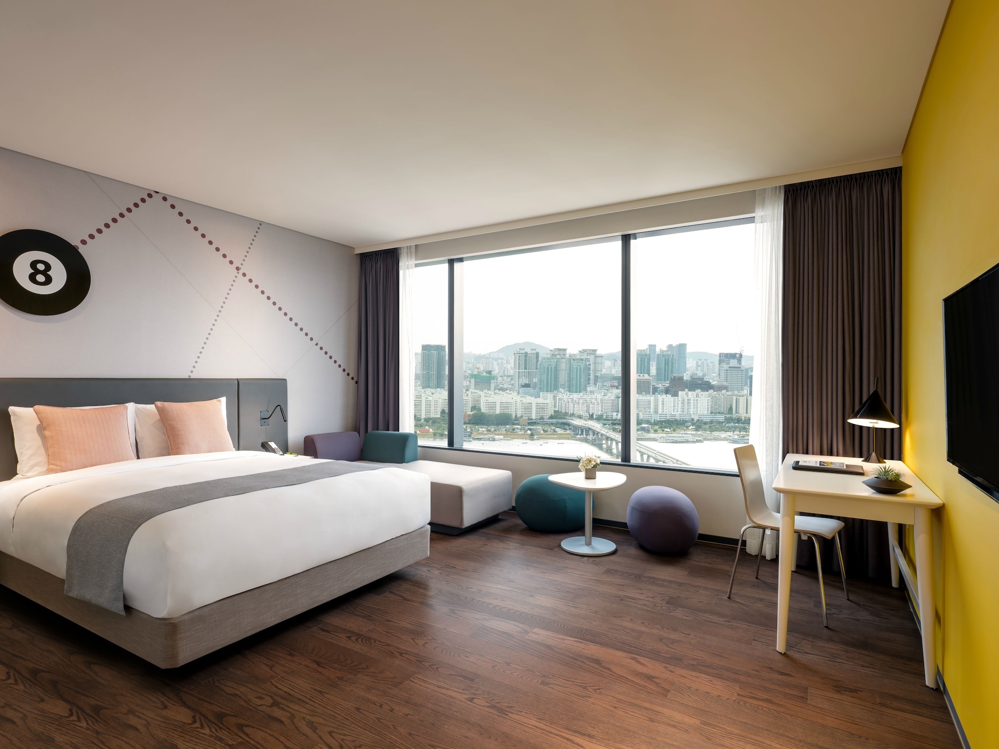 جناح جونيور بسرير مزدوج، Ibis Styles Ambassador Seoul Yongsan 4/6