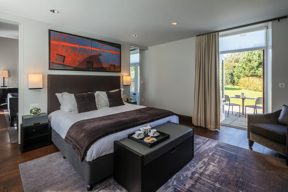 Room, King Bed, Bath and Shower