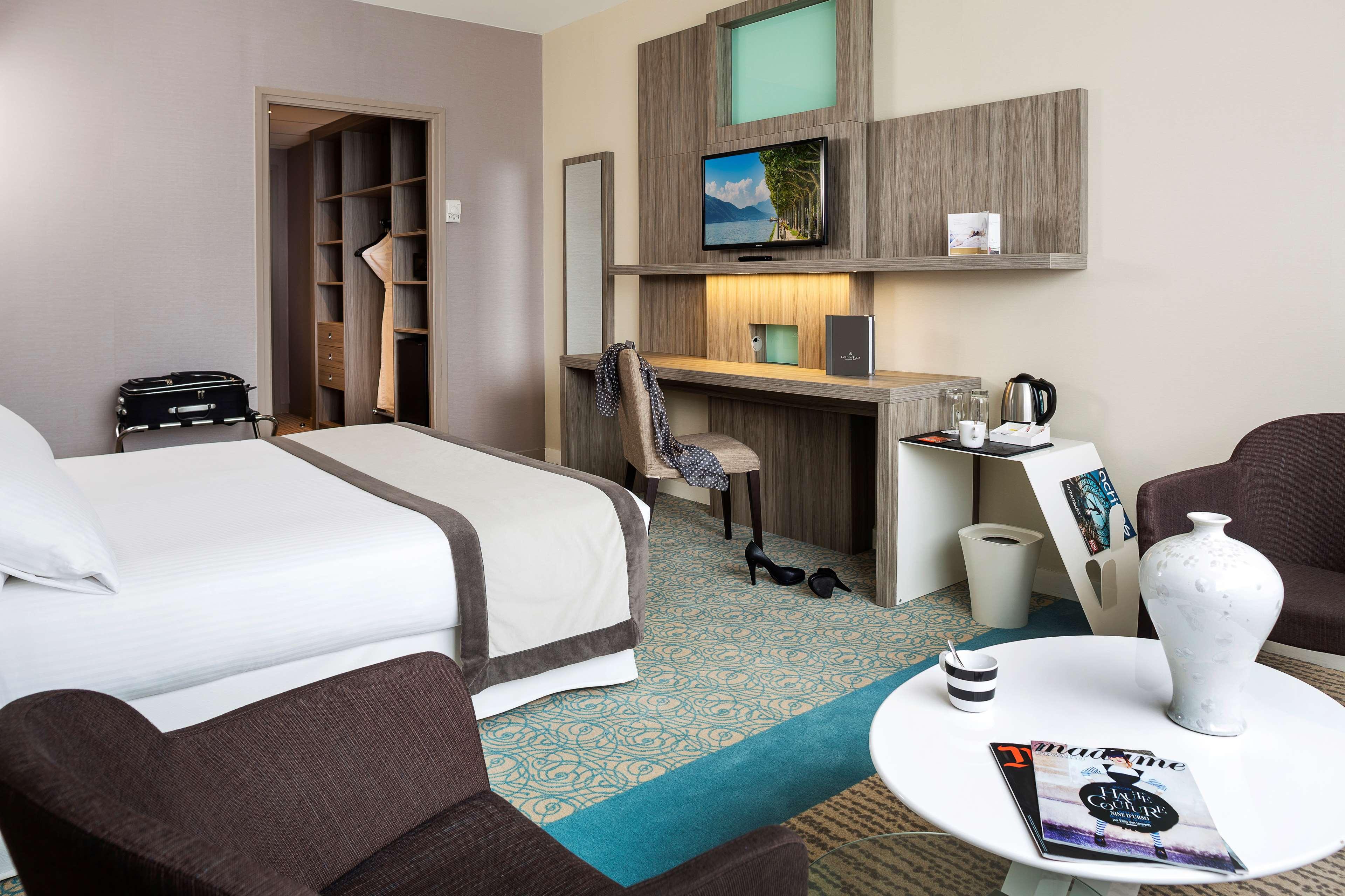 غرفة كومفورت بسرير كوين، Golden Tulip Aix Les Bains 2/3