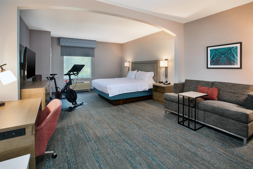 Room, King Bed, Sofa, Peloton