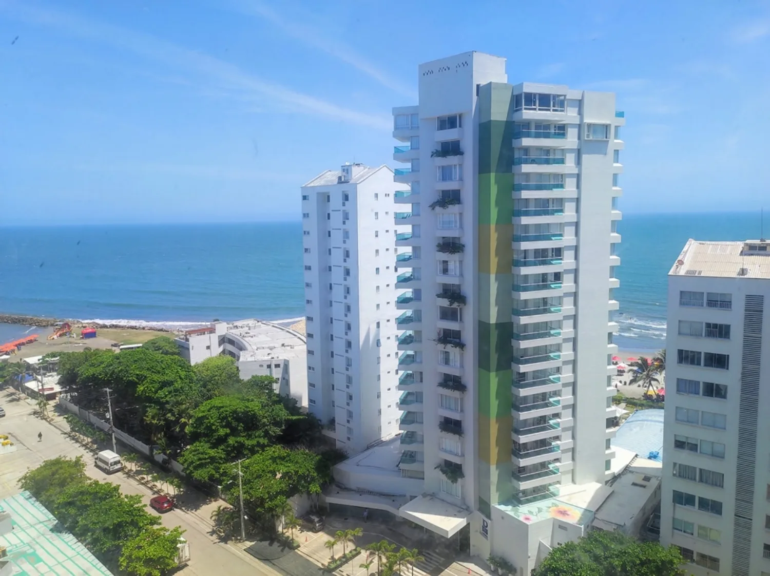 Apartamento Laguito Bocagrande Vista al Mar 2/17