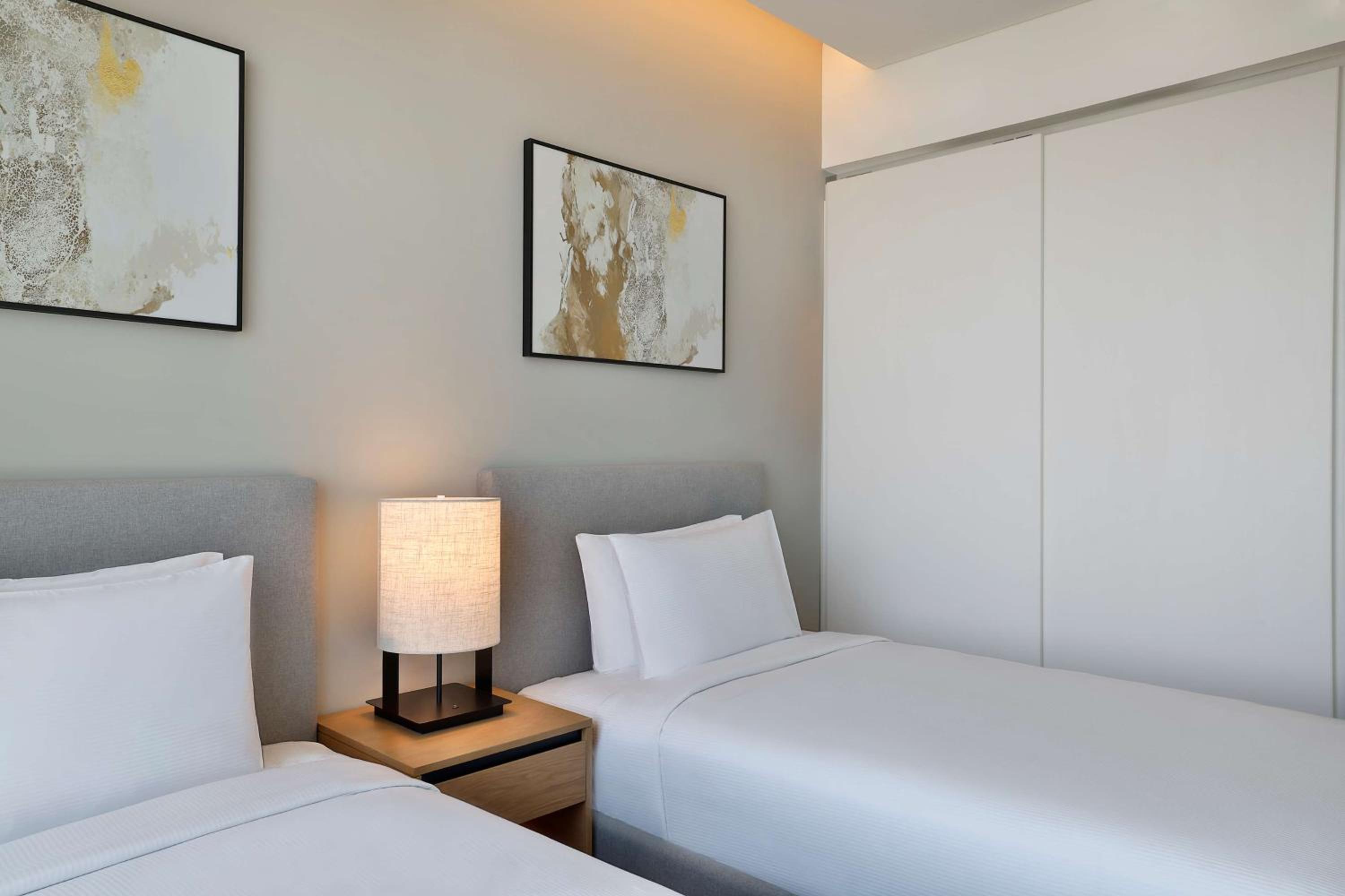 شقة بسريرين مزدوجين بغرفتي نوم، DoubleTree by Hilton Abu Dhabi Yas Island Residences 8/10