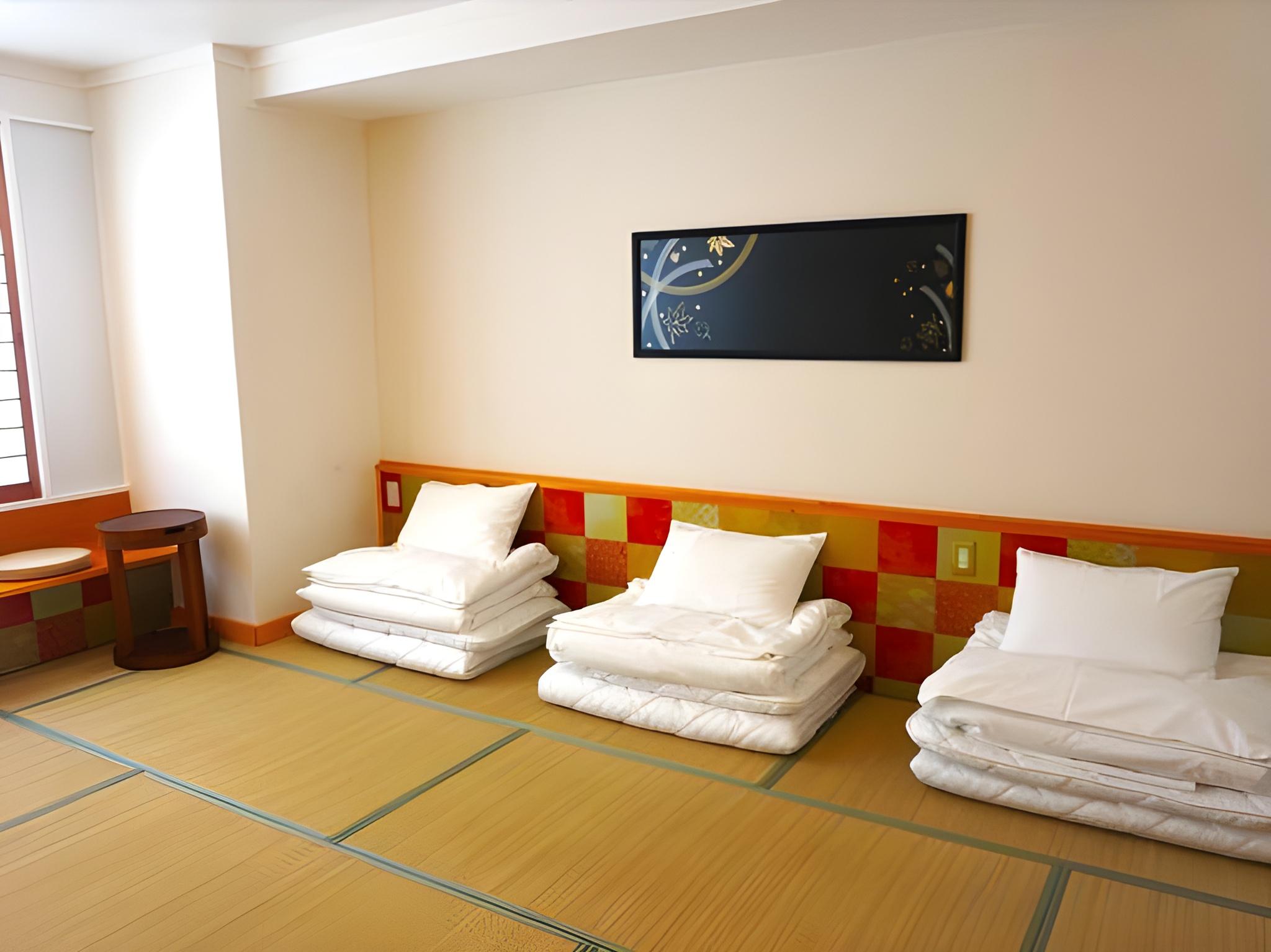 Japanese, Sky, Modern, 5 Futon Beds, Top Floor