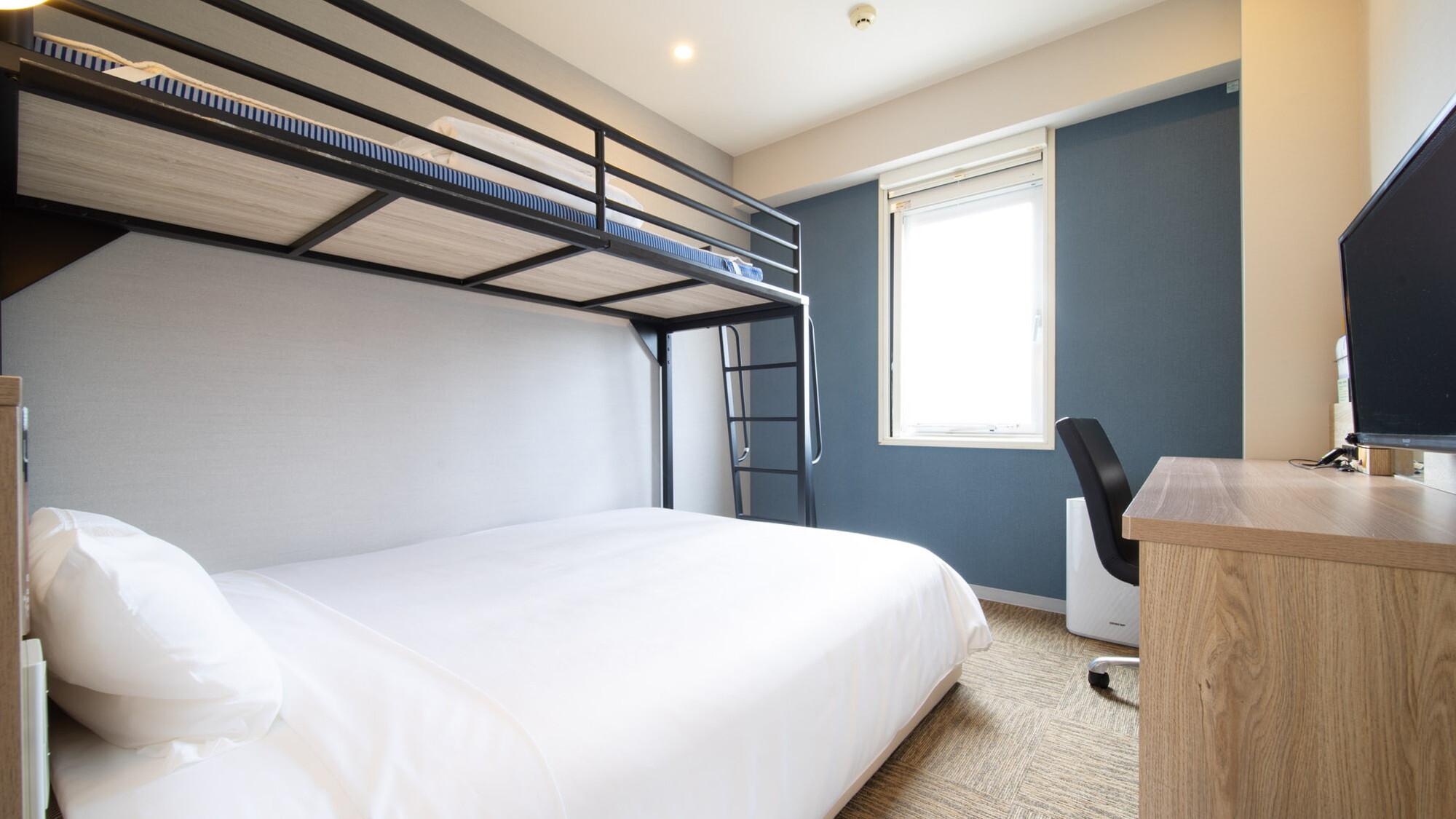Room, Double or Single Bed, Bunk Bed