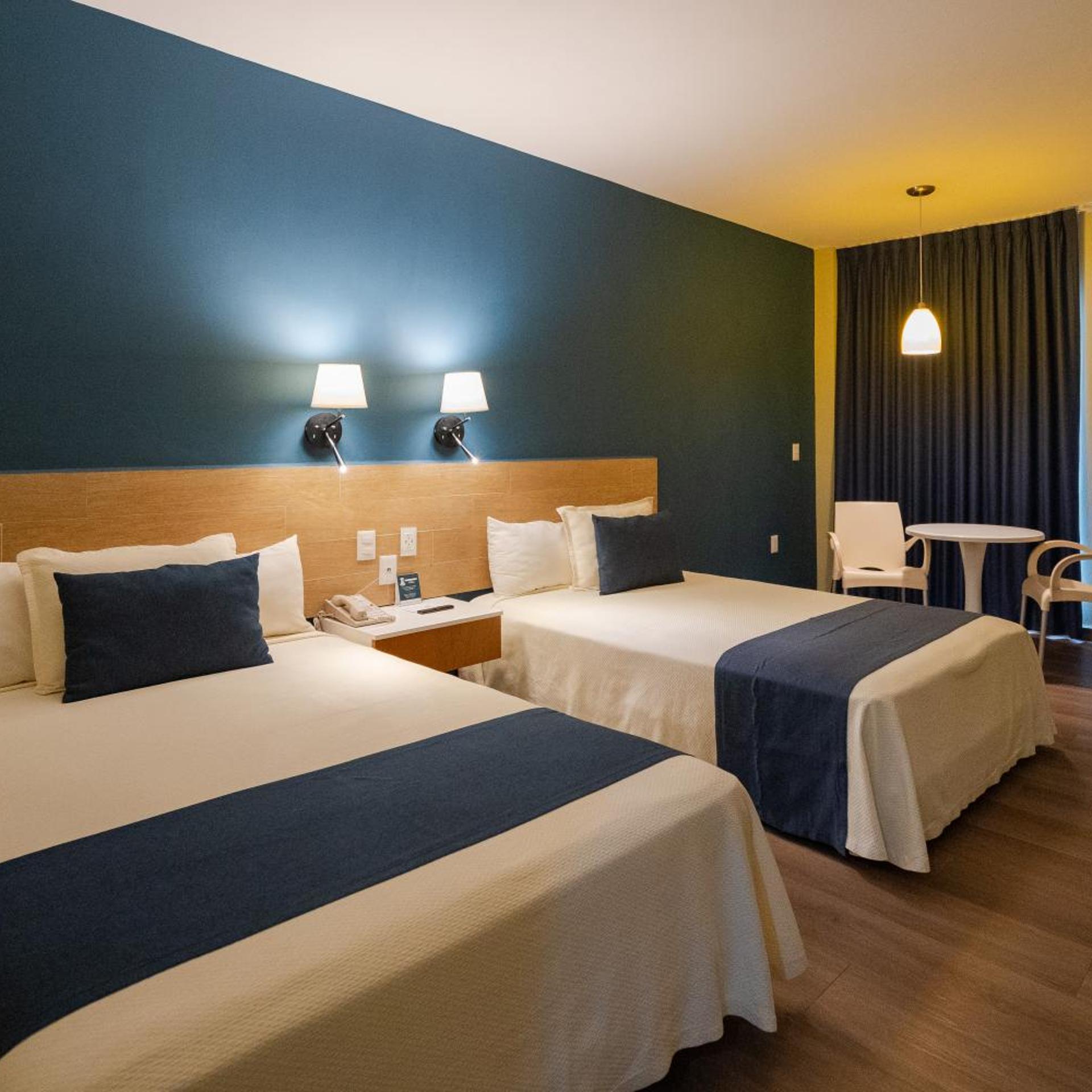 غرفة بسريرين مزدوجين بإطلالة على المدينة، Oceano Palace Beach Hotel 2/10