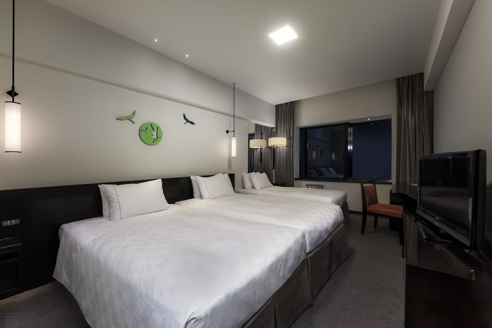 Superior, Twin Beds, Murphy Bed, with Extra Bed, Low Floor