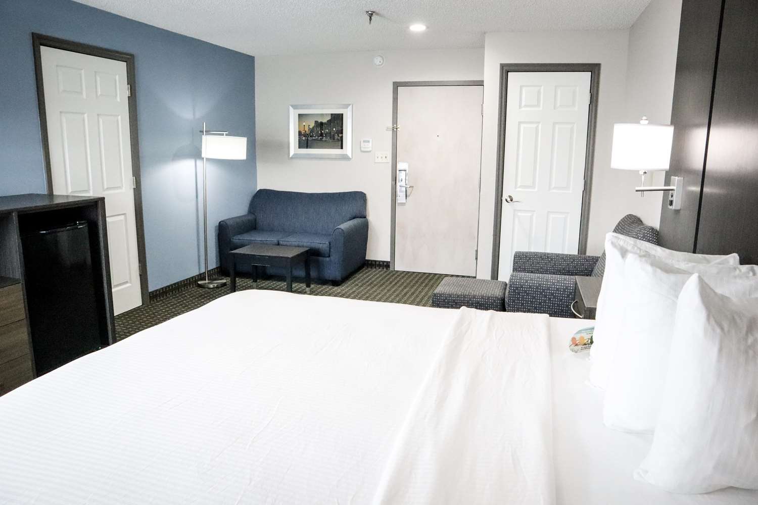 جناح كبير بسرير كينج مع أريكة