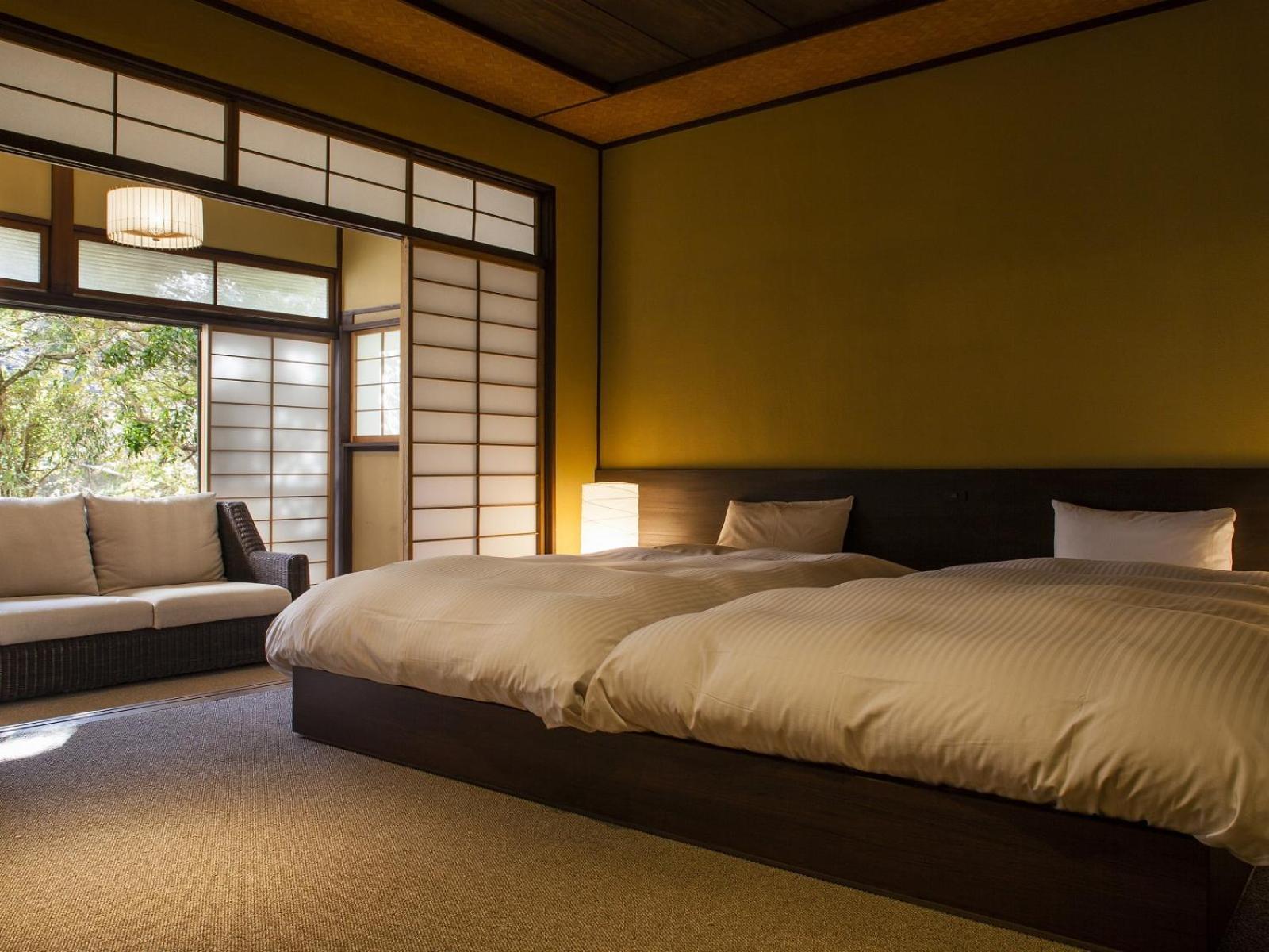 Premium, Twin Beds, 2 Futon Beds, Outdoor Bath