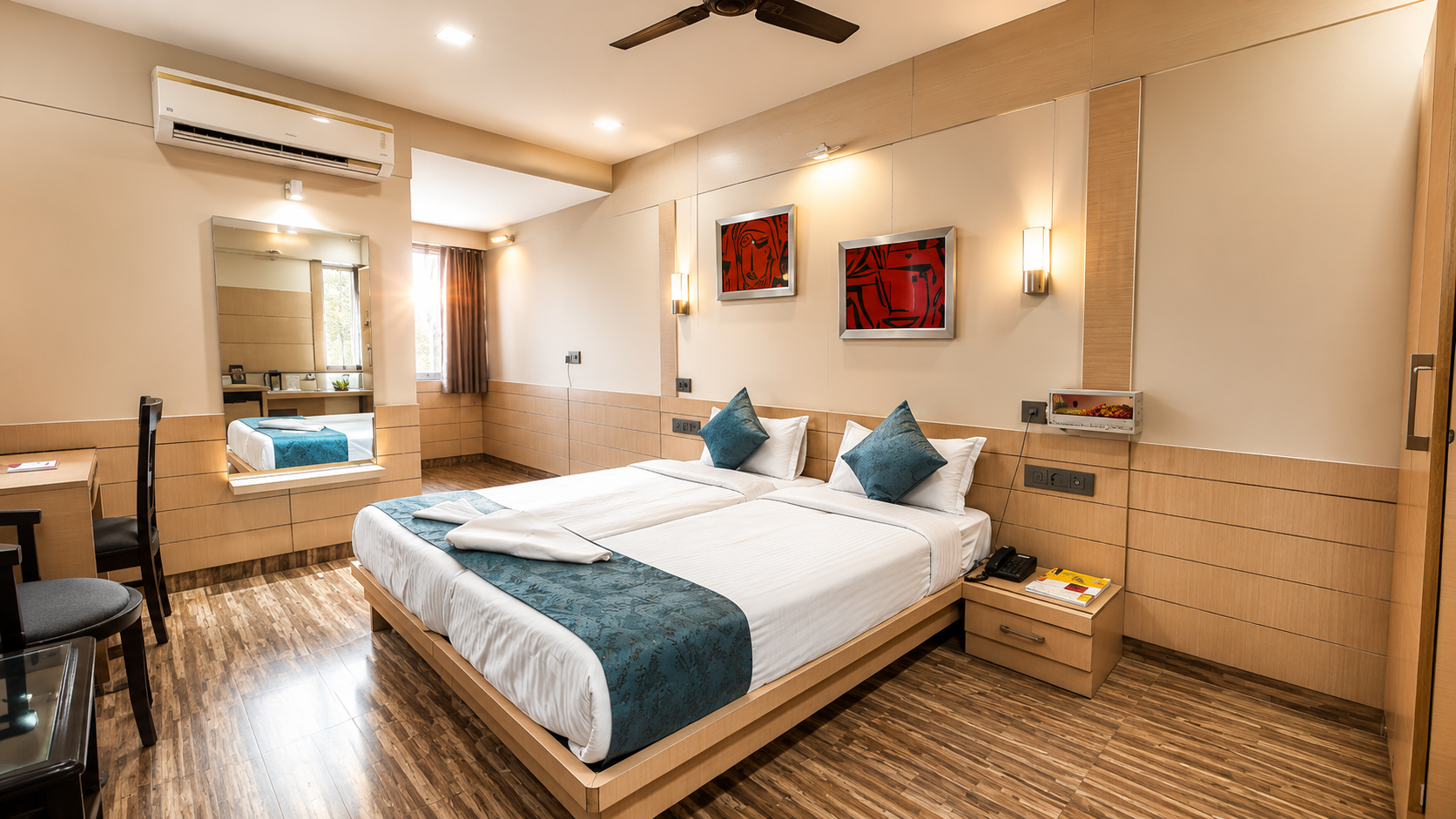 غرفة تنفيذية بسريرين منفصلين، Hotel Shree Residency 2/2