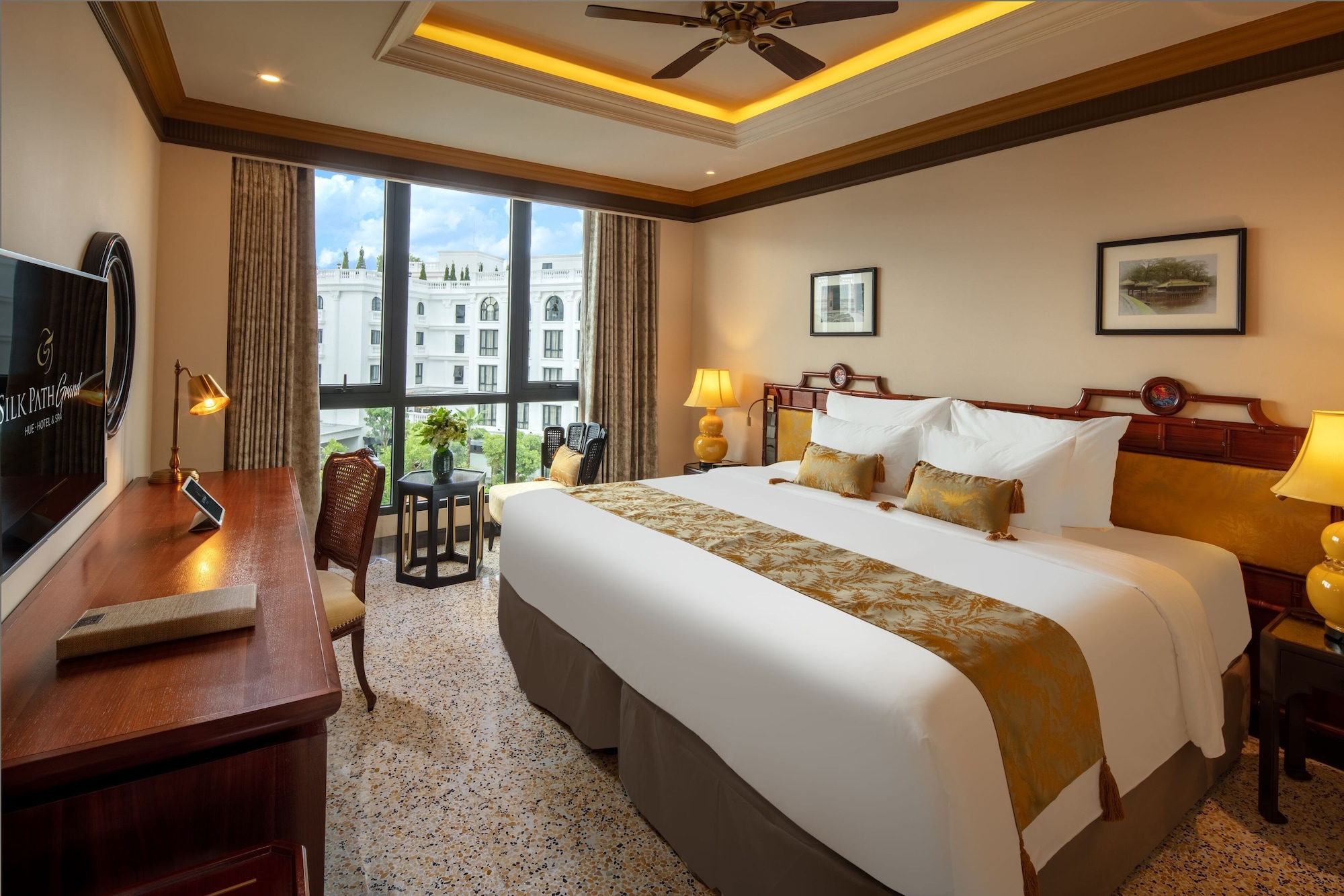 غرفة كلاسيكية بسرير مزدوج أو سريرين منفصلين، Silk Path Grand Hue Hotel 4/5