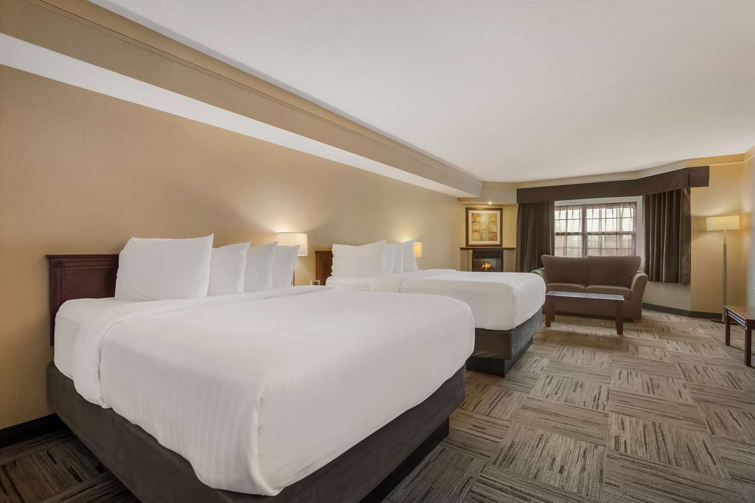 Room, 2 Queen Beds, Sofa, Garden Wing