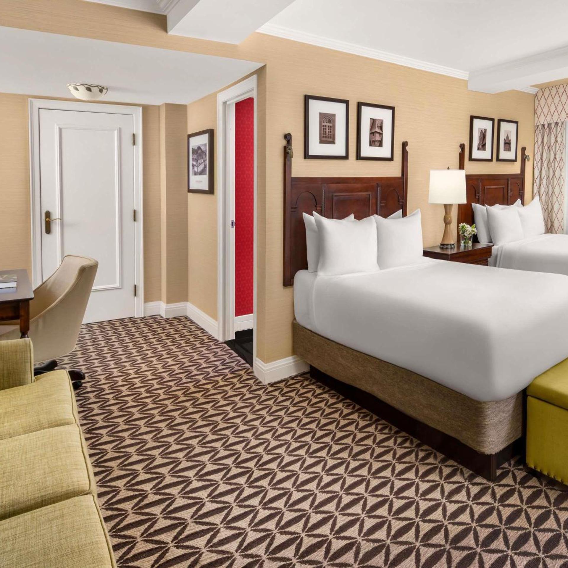 غرفة ديلوكس بسريرين مزدوجين