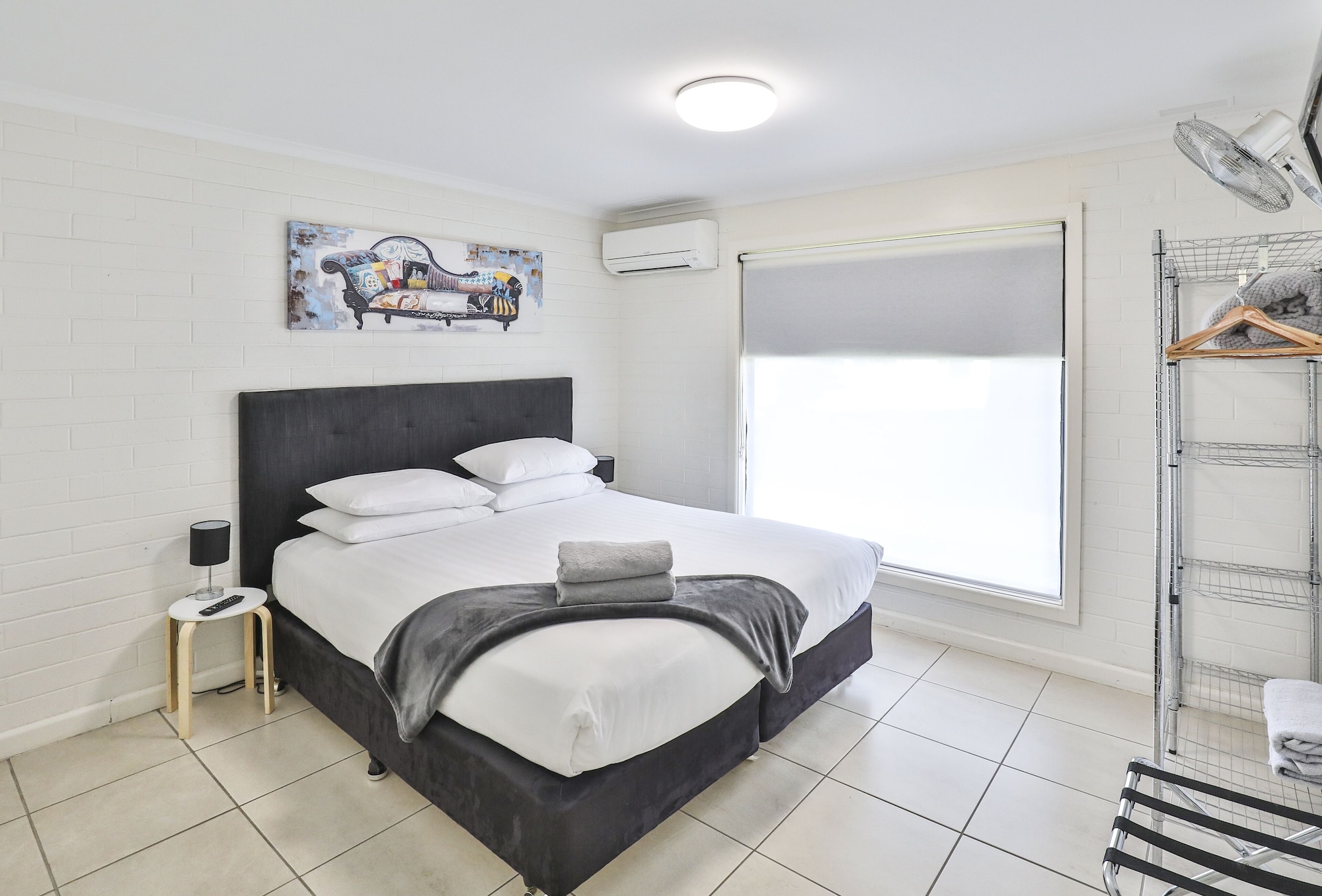 شقة بسرير كينج وسريرين منفصلين بغرفتي نوم، Mildura Holiday Villas 3/5