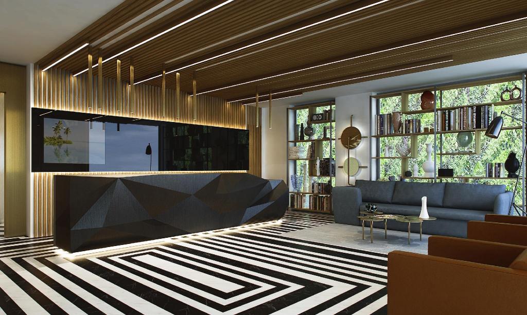 Lobby at Swiss-Belboutique Bneid Al Gar Kuwait, KUWAIT