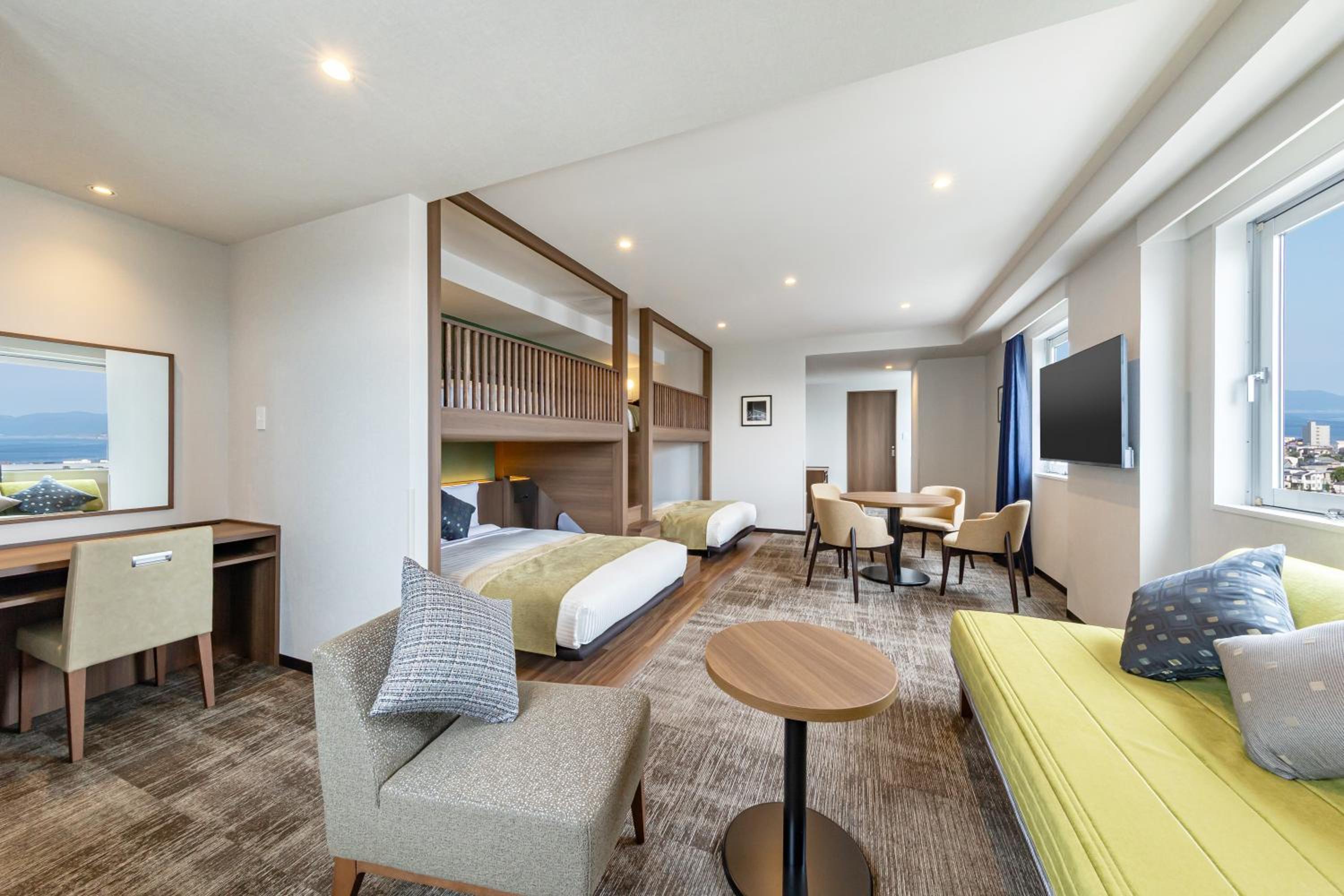 Room, Quadruple, 2 Bunk Beds, Sky View